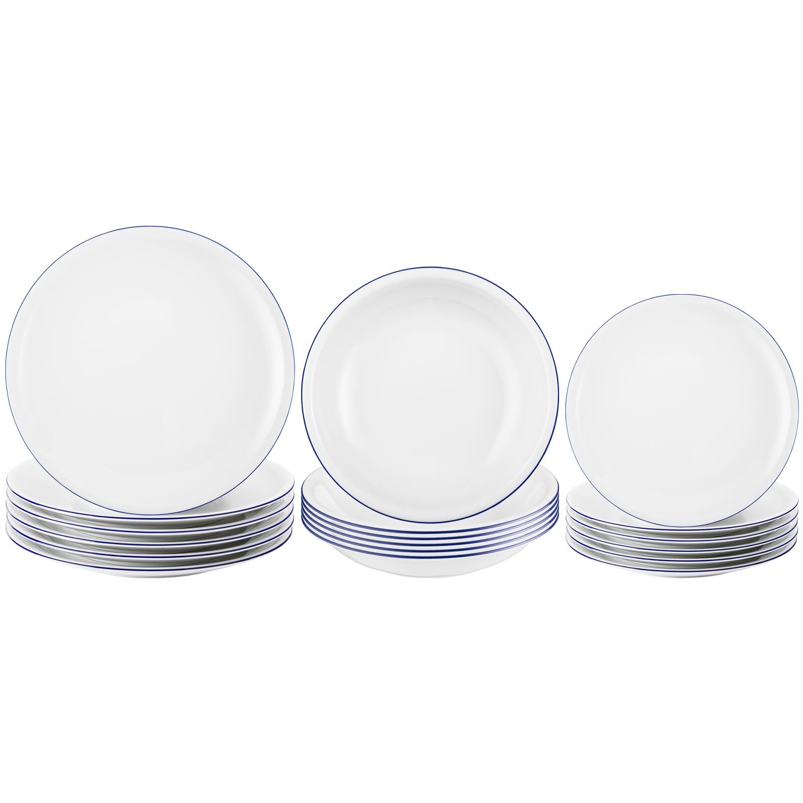 Seltmann Weiden Teller-Set Compact Blaurand 18er Set - Bild 1