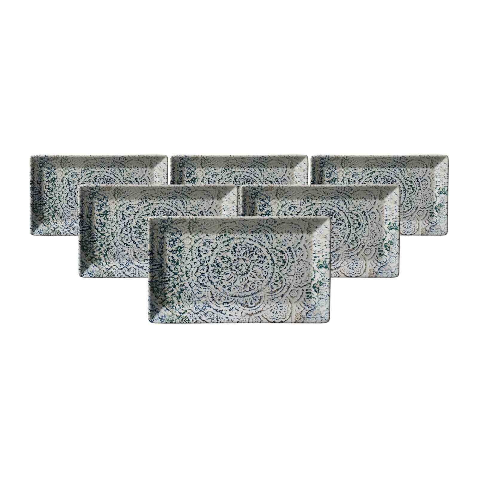 Servierplatten Luigi 25 x 15 cm 6er Set