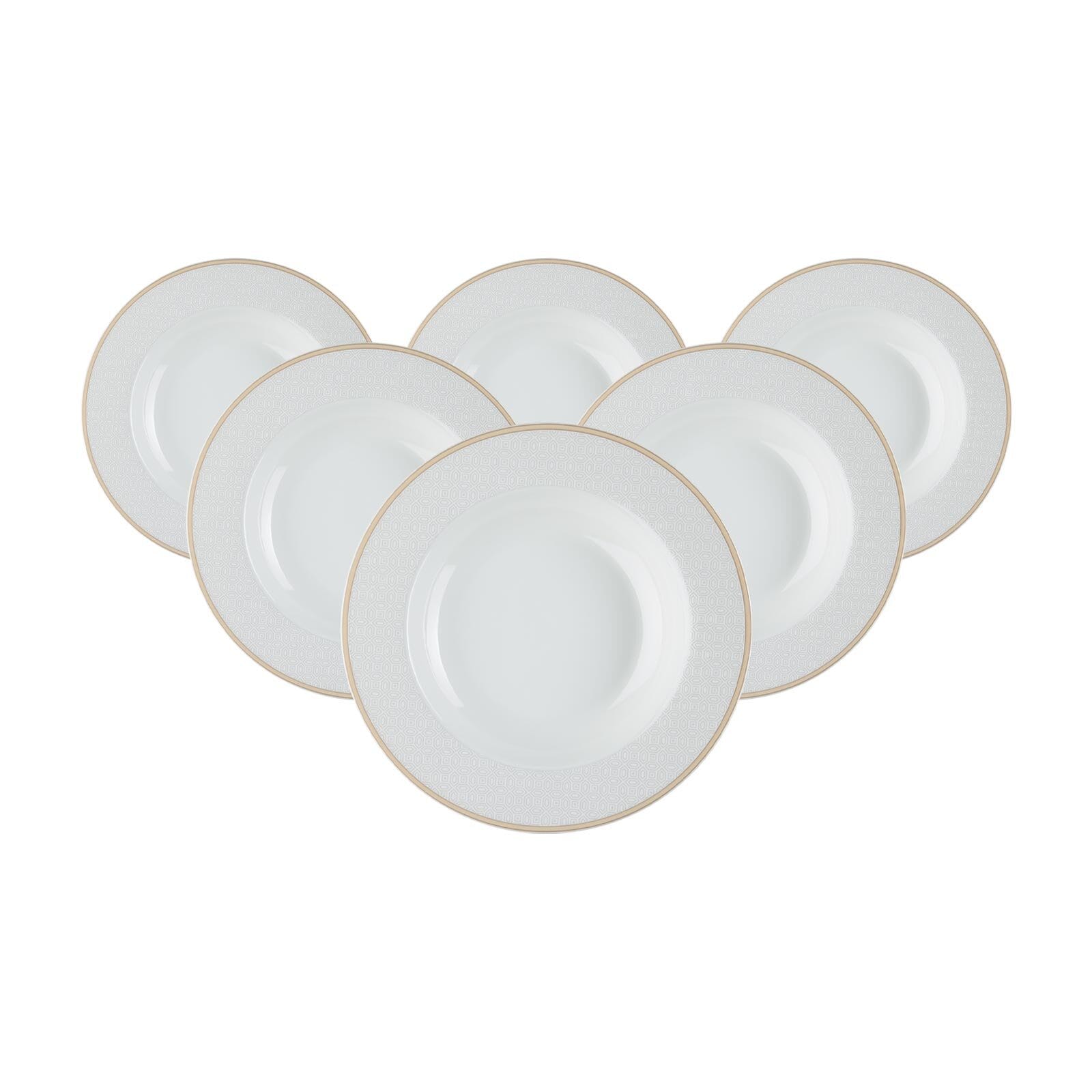 Ritzenhoff & Breker Suppenteller Geo &oslash; 21,5 cm 6er Set - Bild 1