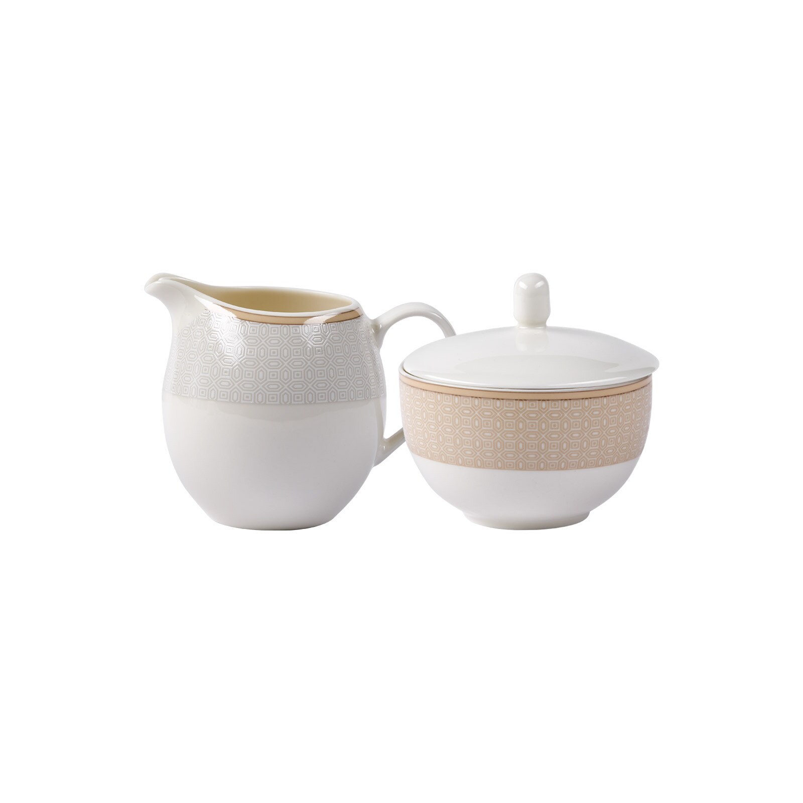 Milch- & Zuckerset Geo 2er Set