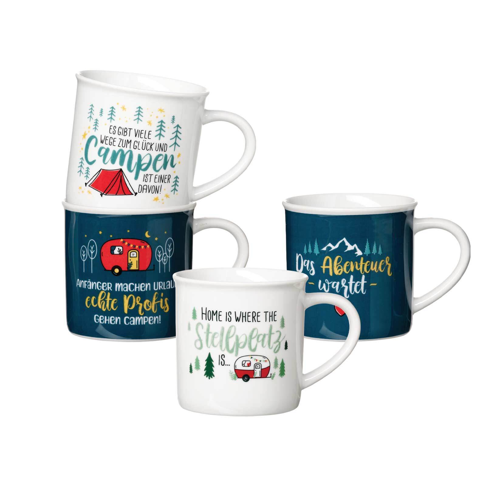 Ritzenhoff & Breker Kaffeebecher-Set Camping 360 ml 4-tlg. - Bild 1