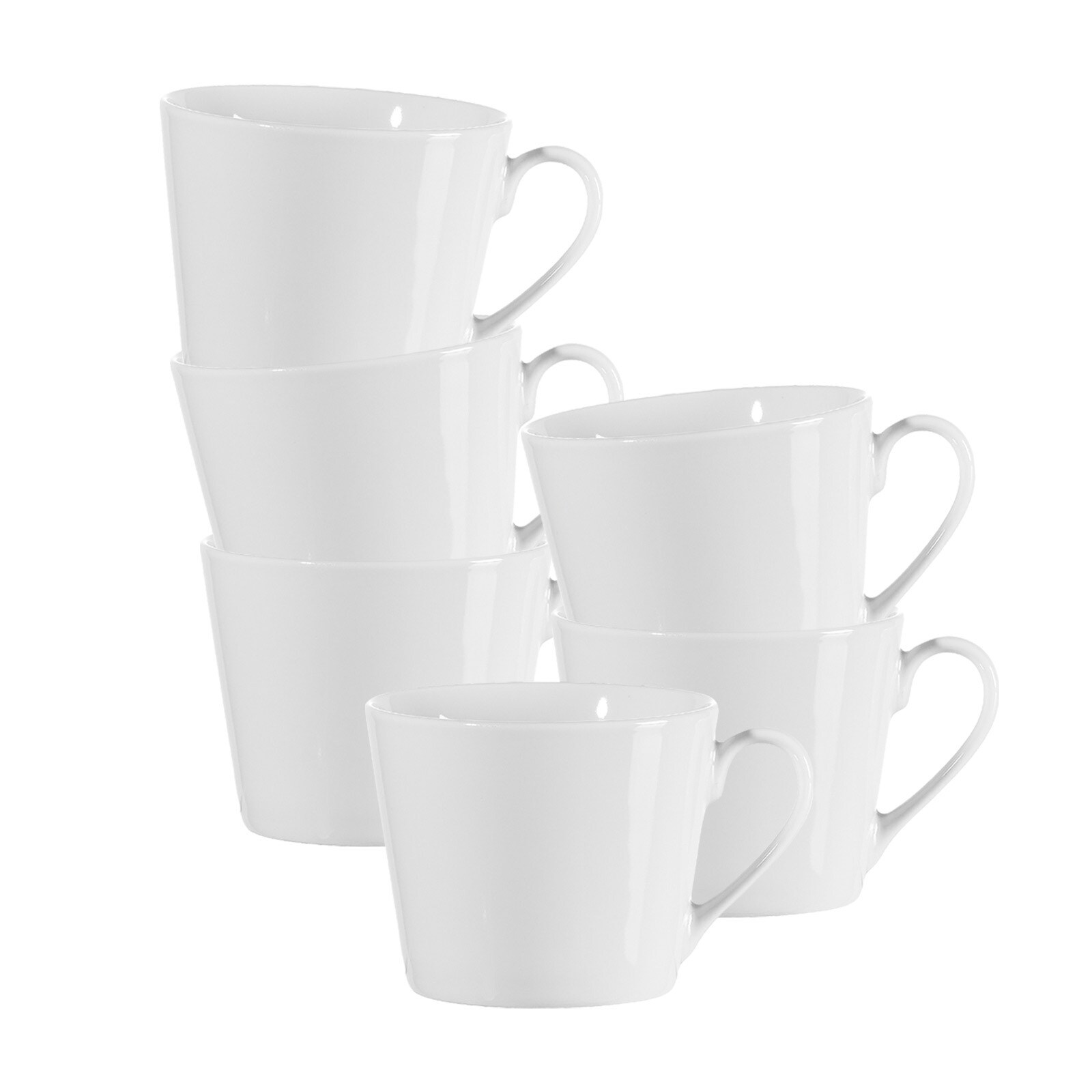 Ritzenhoff & Breker Kaffeetassen Bianco Conico 180 ml 6er Set