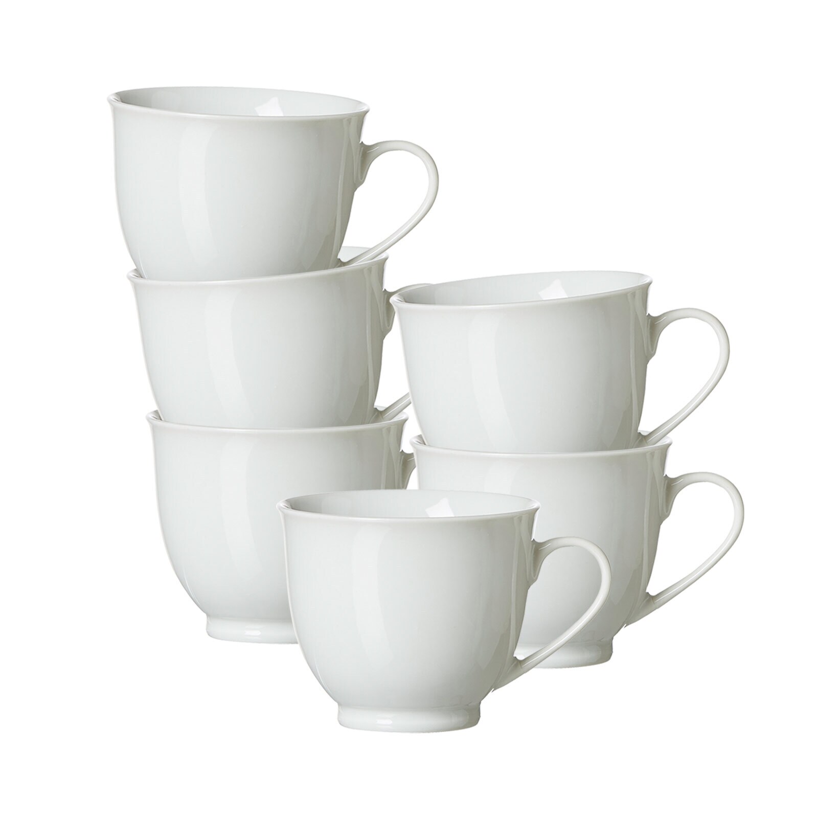 Ritzenhoff & Breker Kaffeetassen Bianco Rondo 180 ml 6er Set