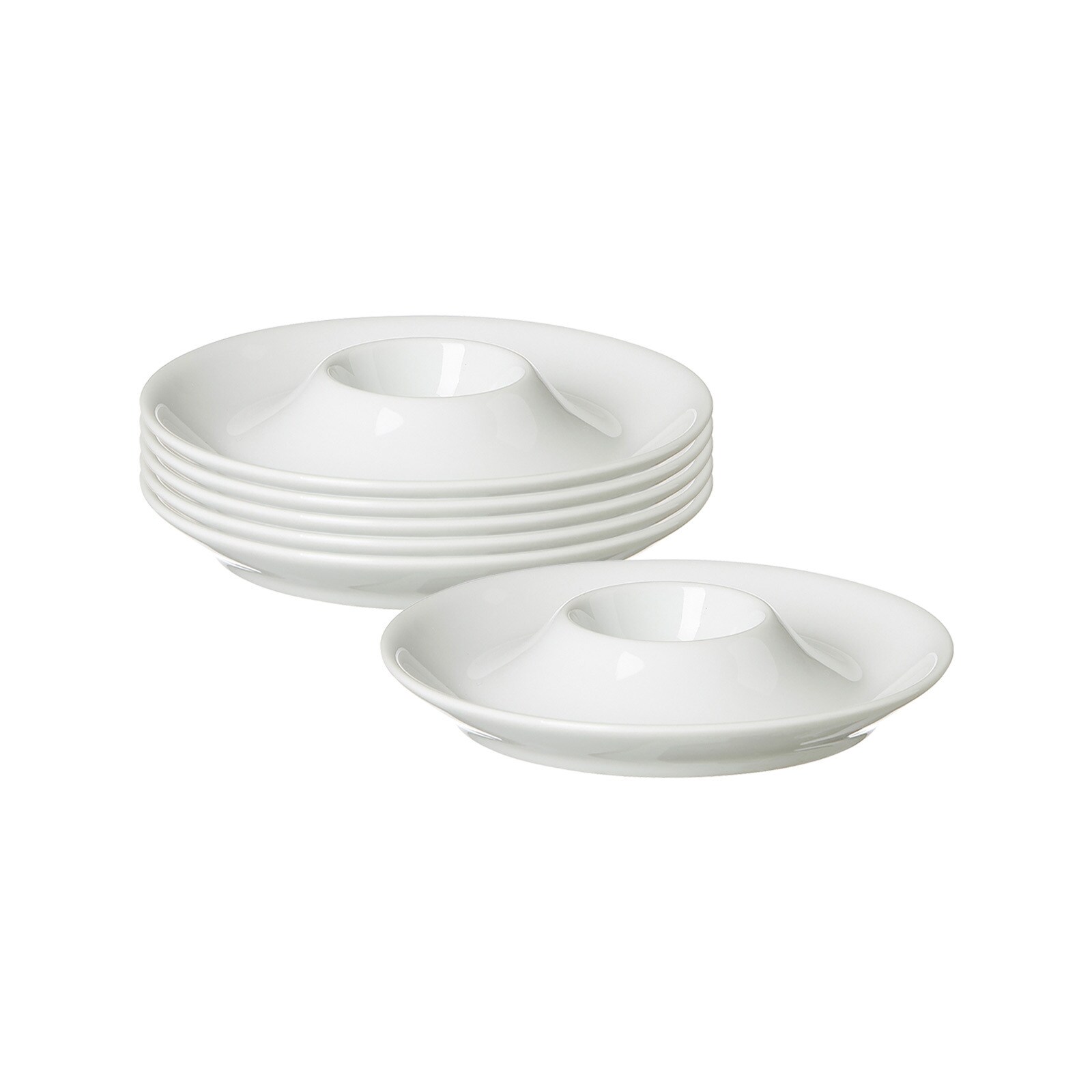 Eierteller Bianco ø 13 cm 6er Set