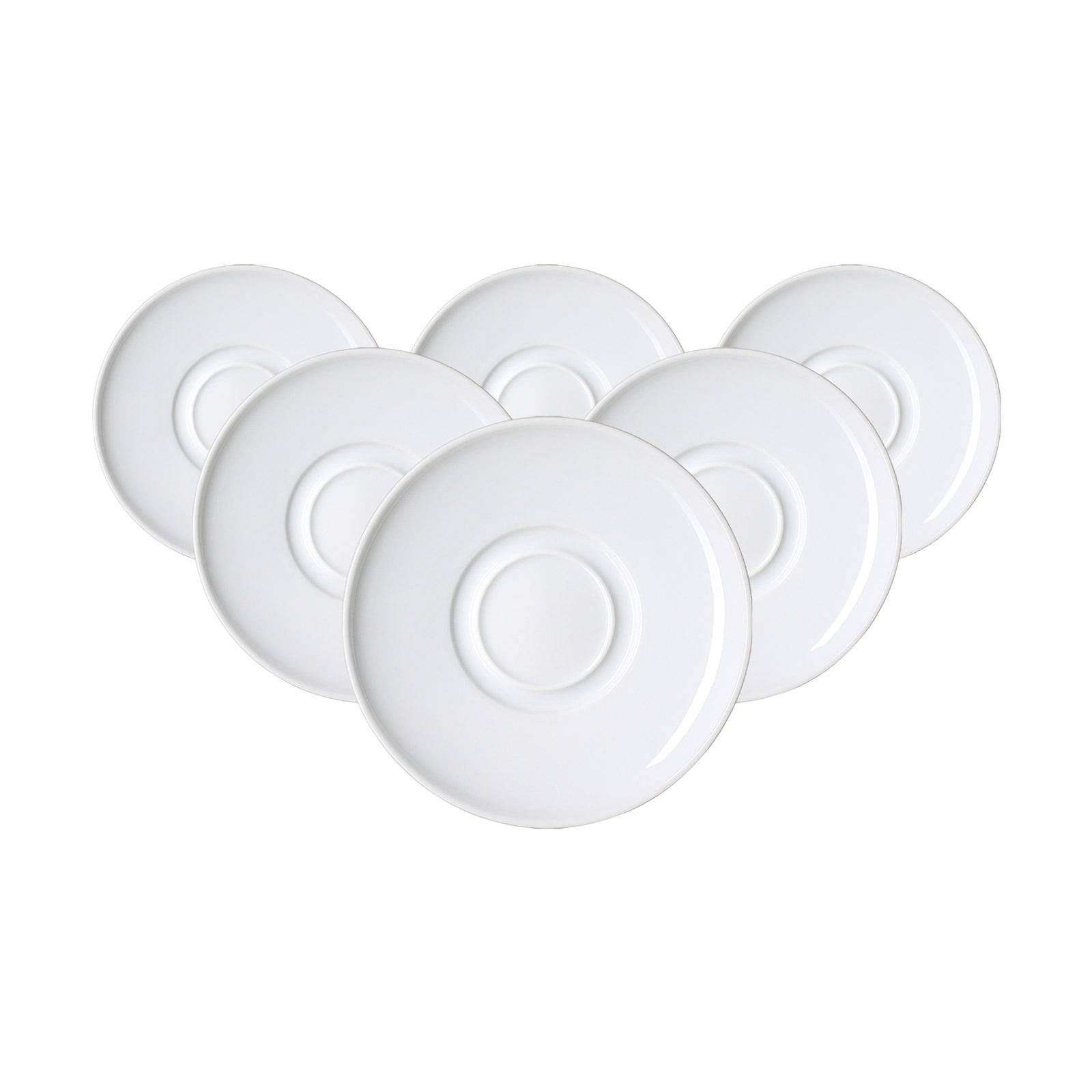 Ritzenhoff & Breker Kombi-Untertassen Bianco &oslash; 15,5 cm 6er Set - Bild 1