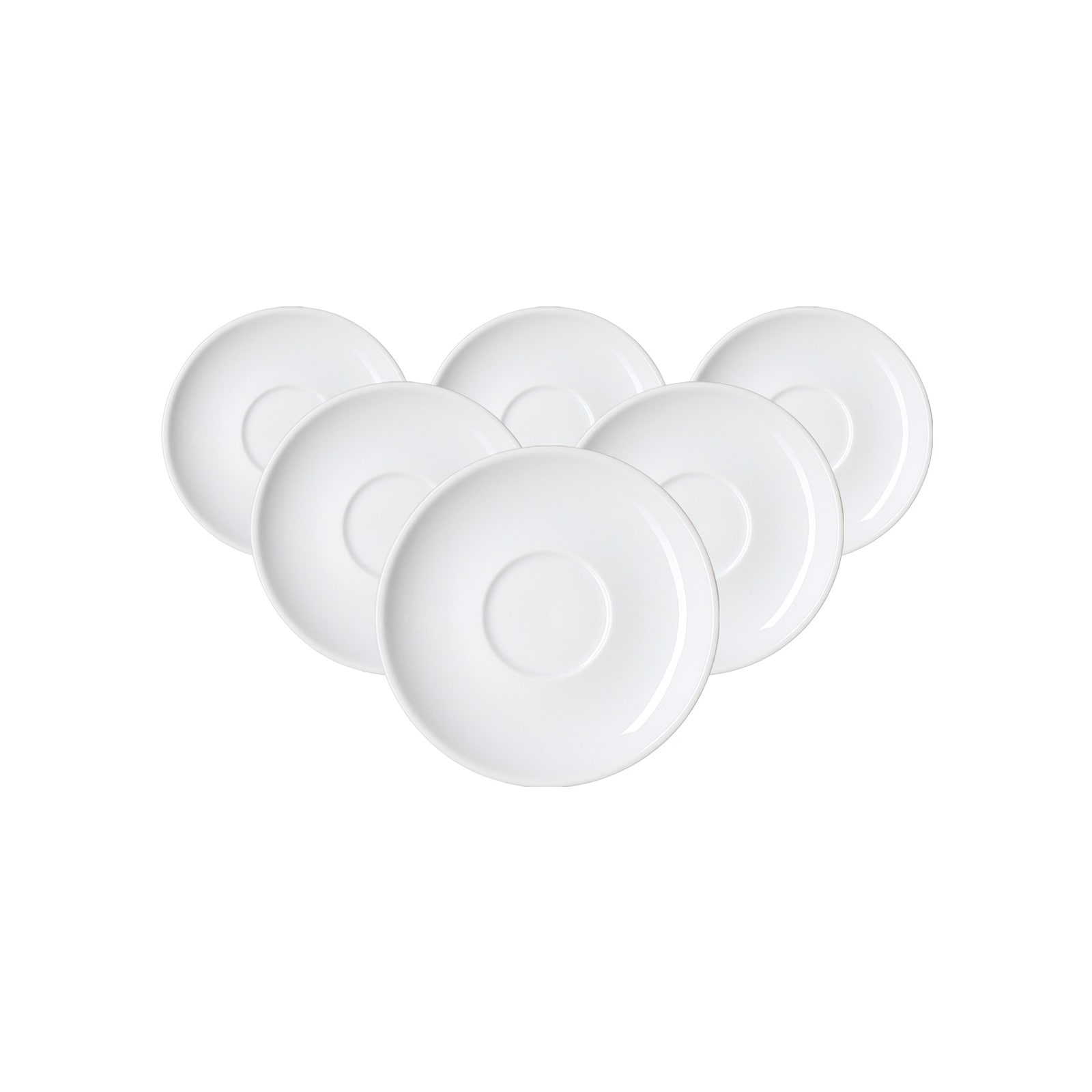 Ritzenhoff & Breker Espressountertassen Bianco &oslash; 11 cm 6er Set - Bild 1