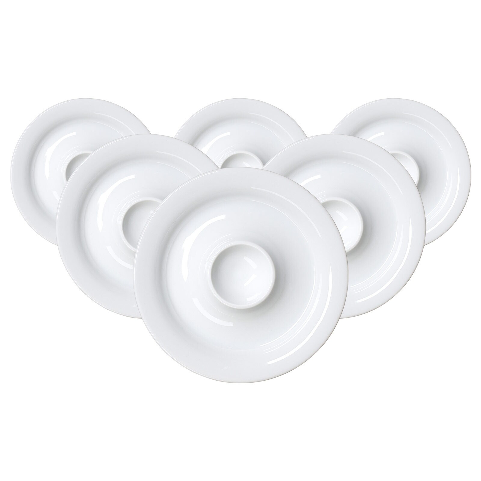 Ritzenhoff & Breker Eierteller Bianco &oslash; 14,5 cm 6er Set - Bild 1