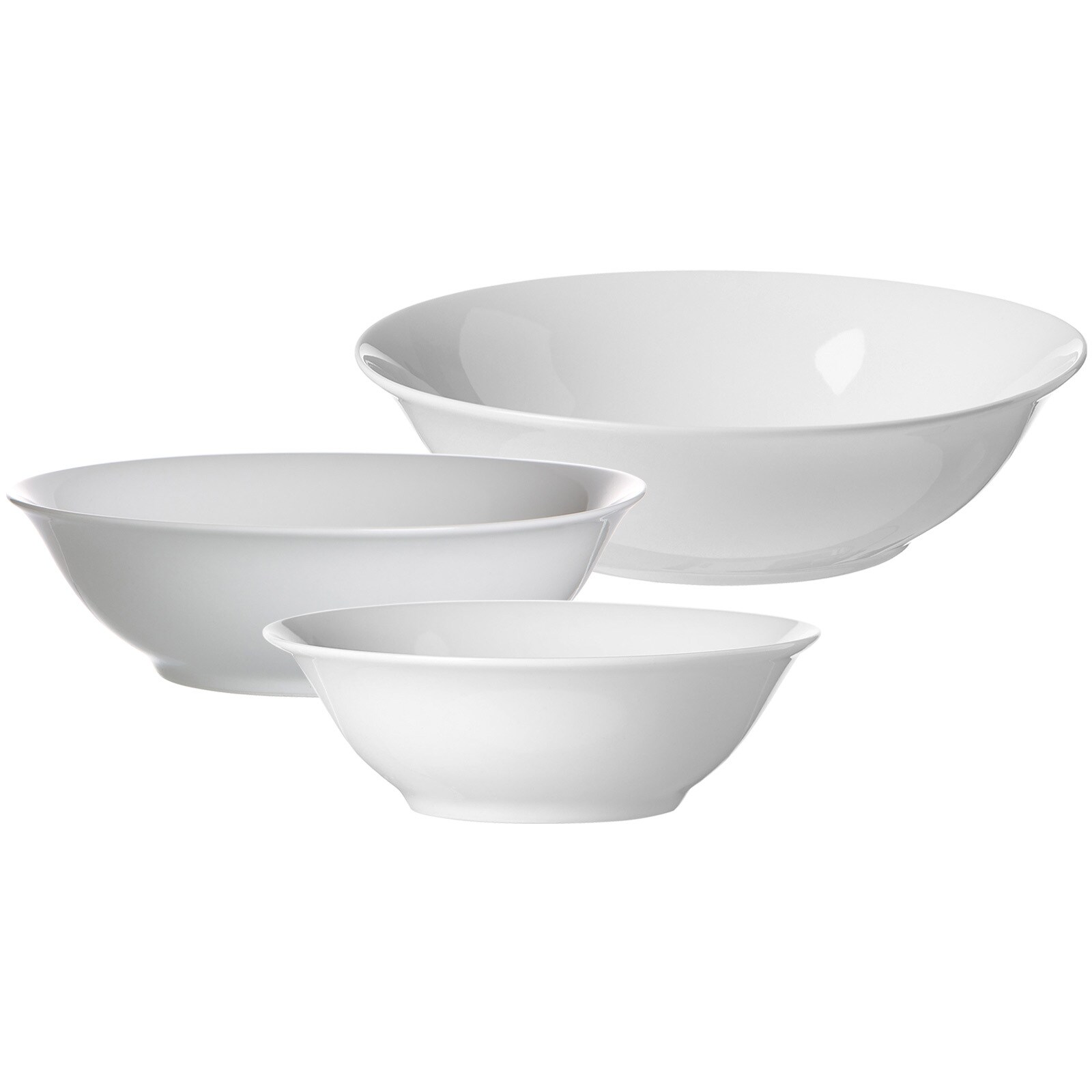 Servierschalen-Set Bianco