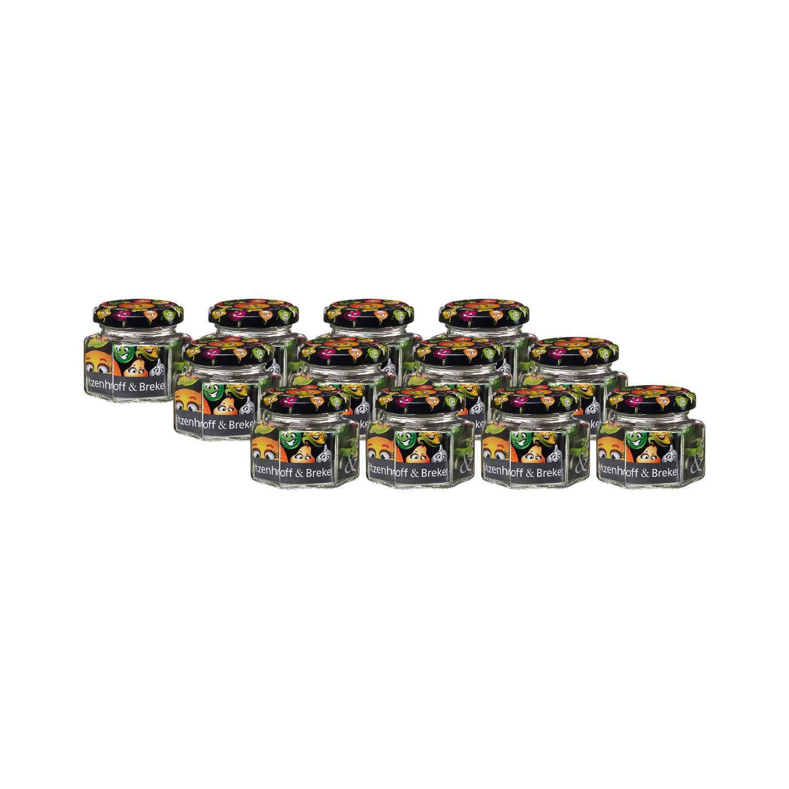 Ritzenhoff & Breker Vorratsgl&auml;ser Smile 106 ml 12er Set - Bild 1