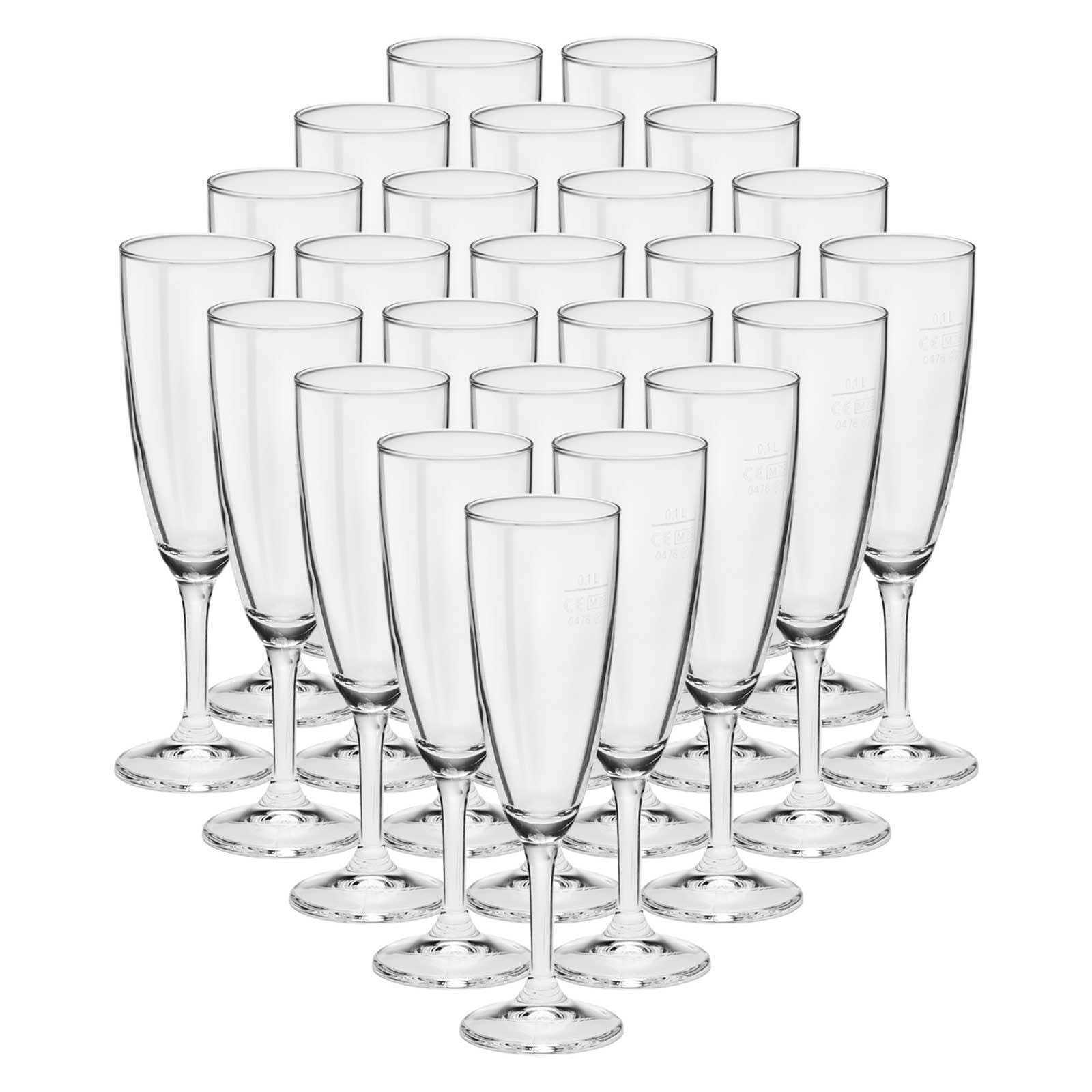 Bormioli Rocco Sektkelche geeicht Prosecco 0,1 l 24er Set - Bild 1
