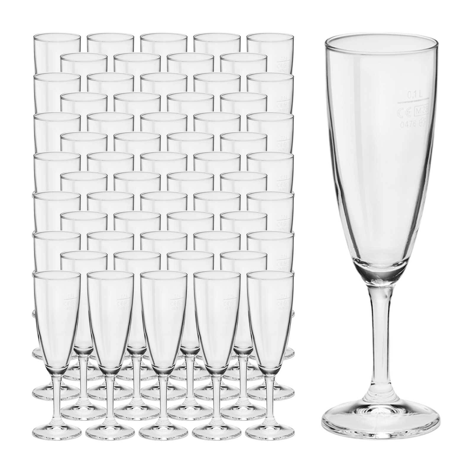 Bormioli Rocco Sektkelche geeicht Prosecco 0,1 l 60er Set - Bild 1