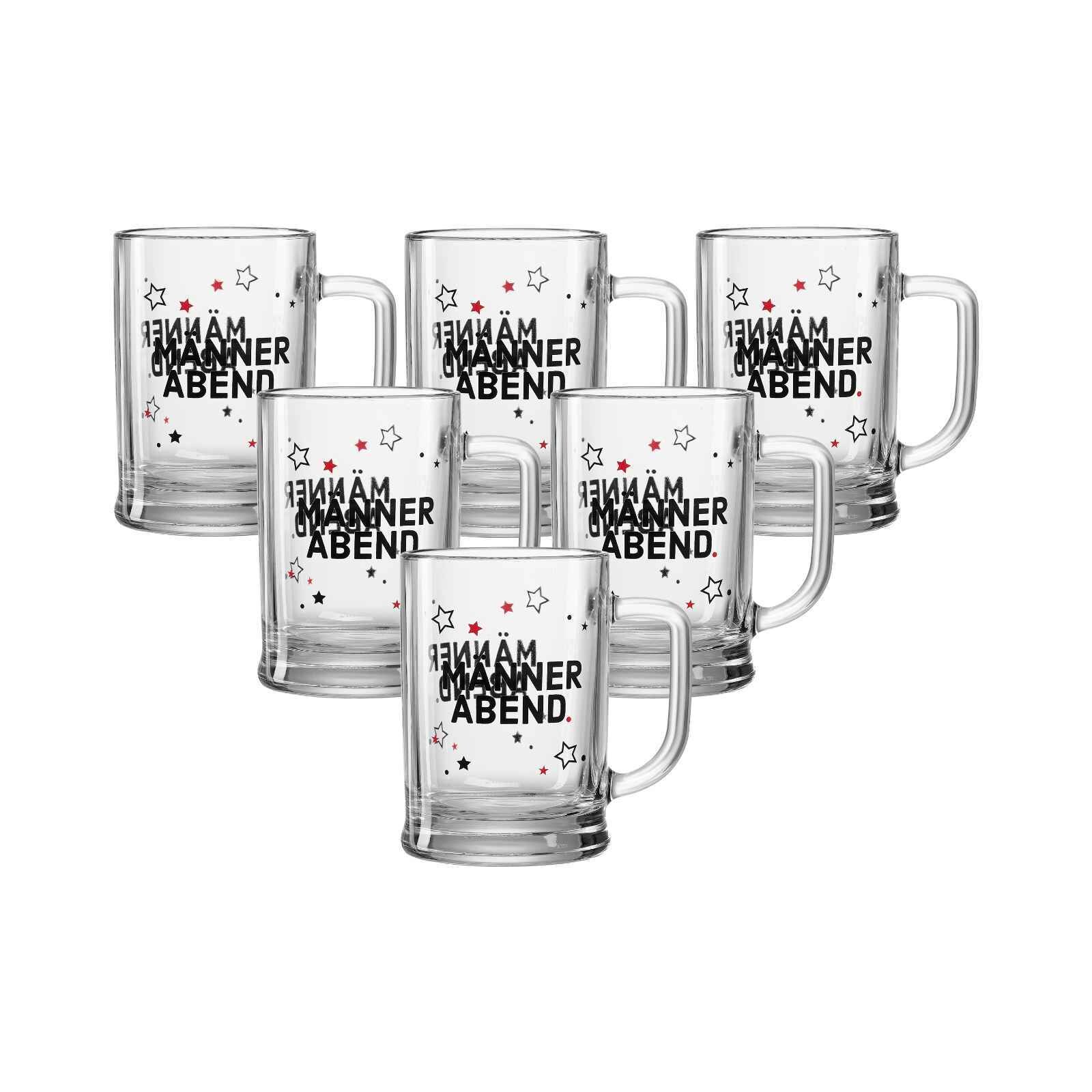 Bierkrug Männer  6er Set