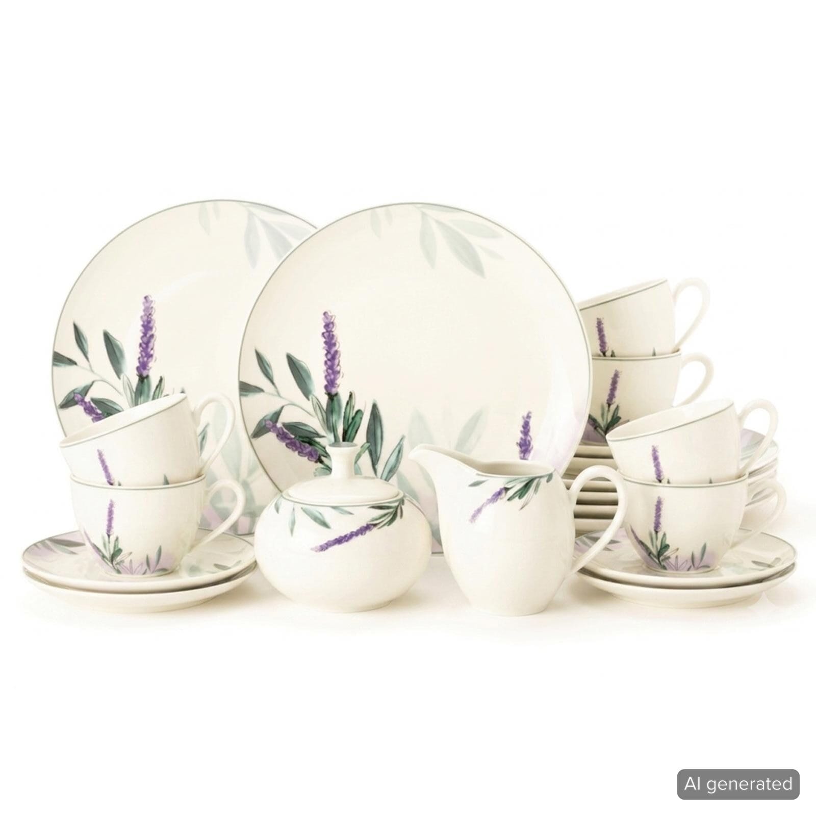 Seltmann Weiden Kaffeeservice Savona Provence 20er Set - Bild 1