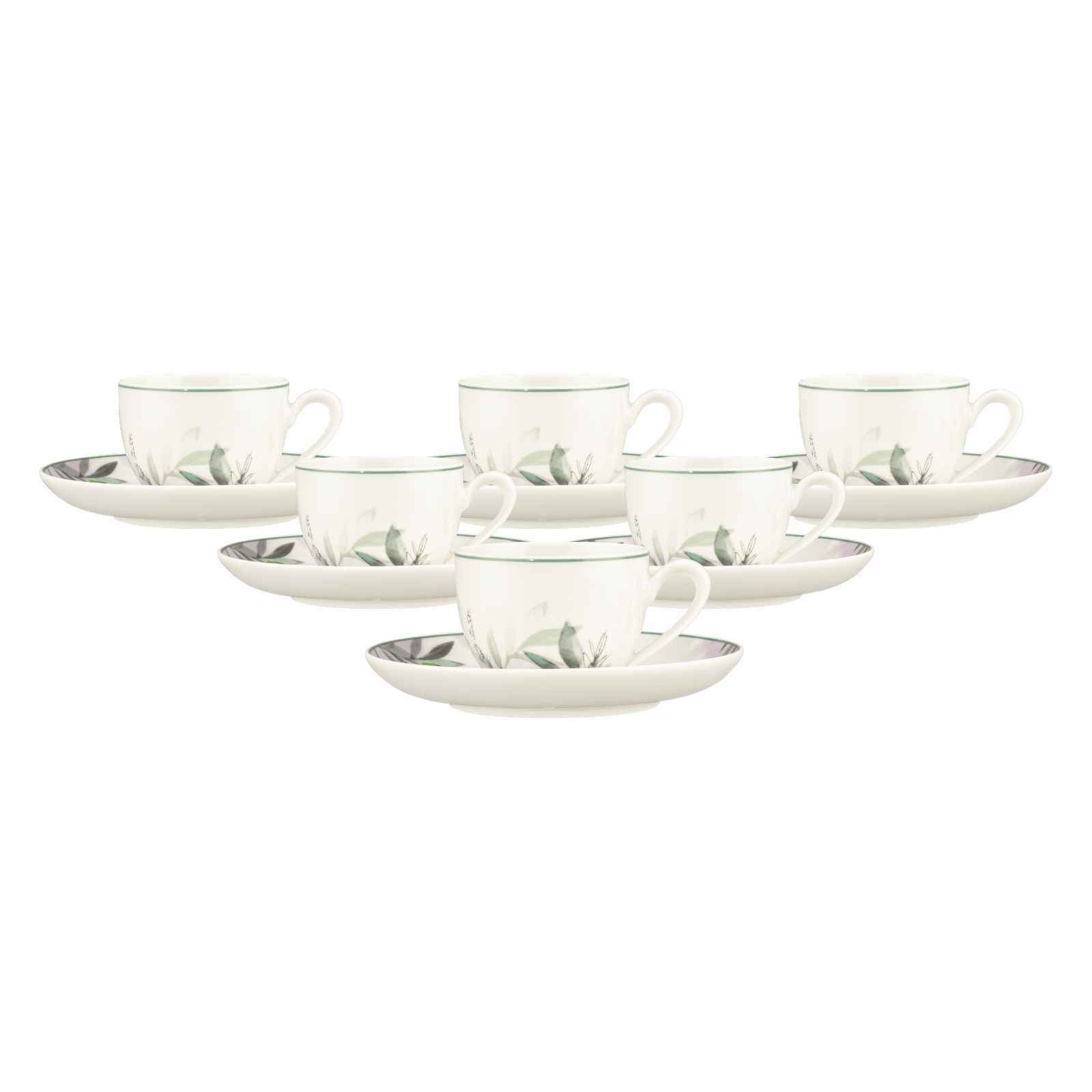 Seltmann Weiden Espressotassen mit Untertassen Savona Provence 110 ml 6er Set - Bild 1