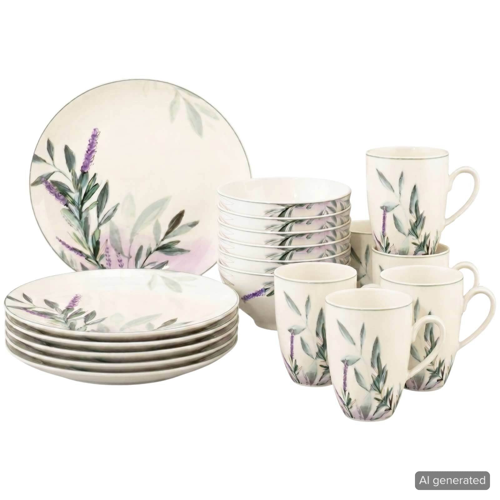 Seltmann Weiden Fr&uuml;hst&uuml;cks-Set Savona Provence 18er Set - Bild 1