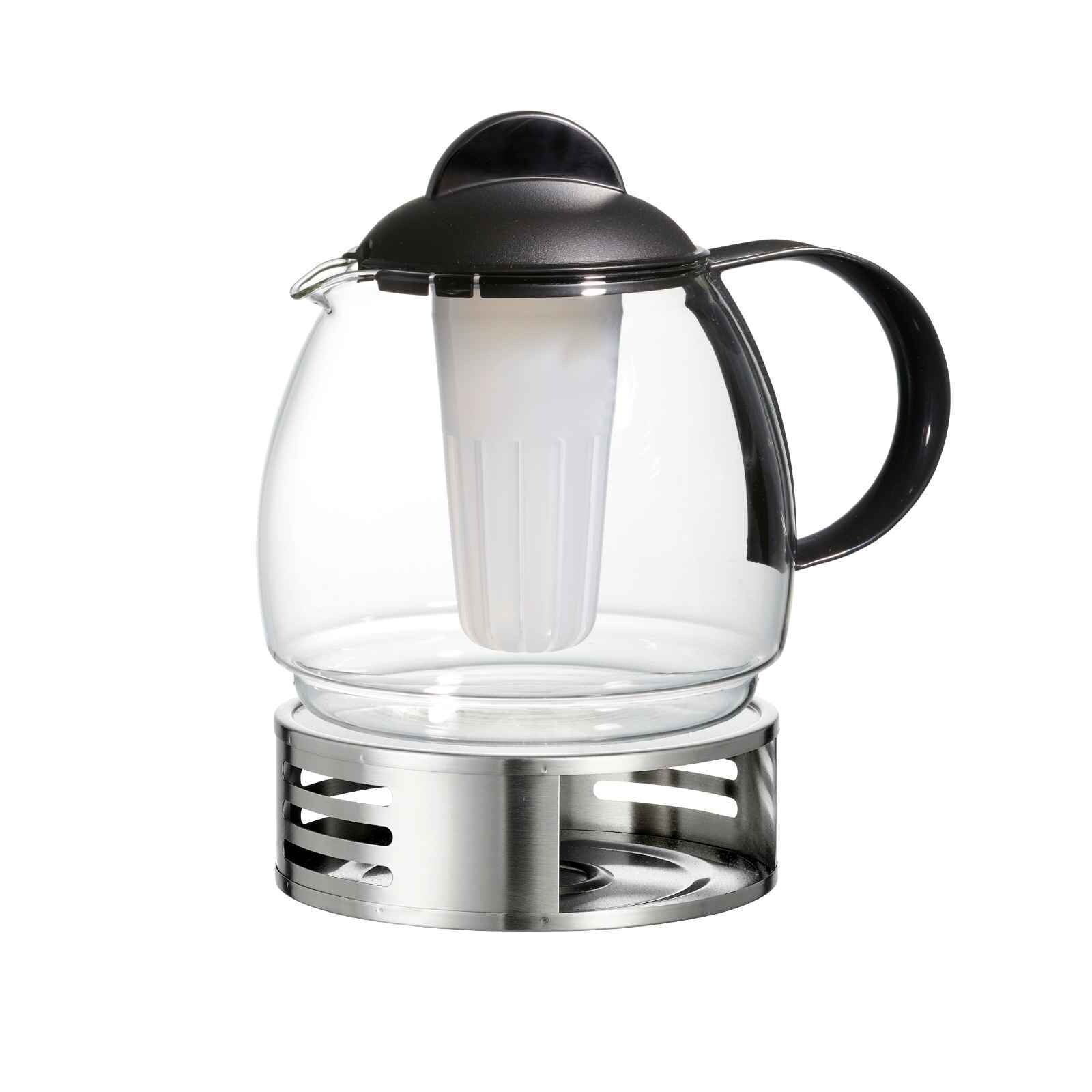 Ritzenhoff & Breker Teekanne mit Sieb & Stövchen Ravenna 1,8 l 2er Set
