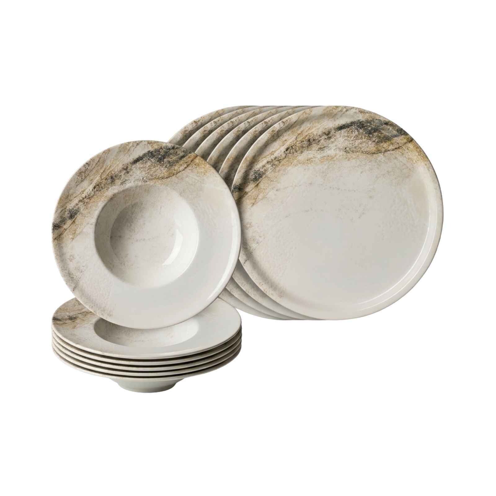 Pizza- & Pastaset Arezzo 12er Set