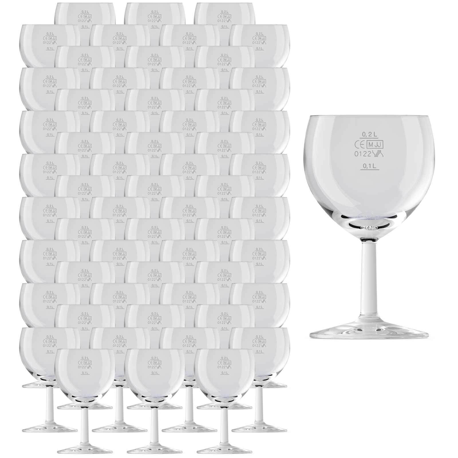 Weingläser geeicht Ballon Profi  + 0,2 l 60er Set