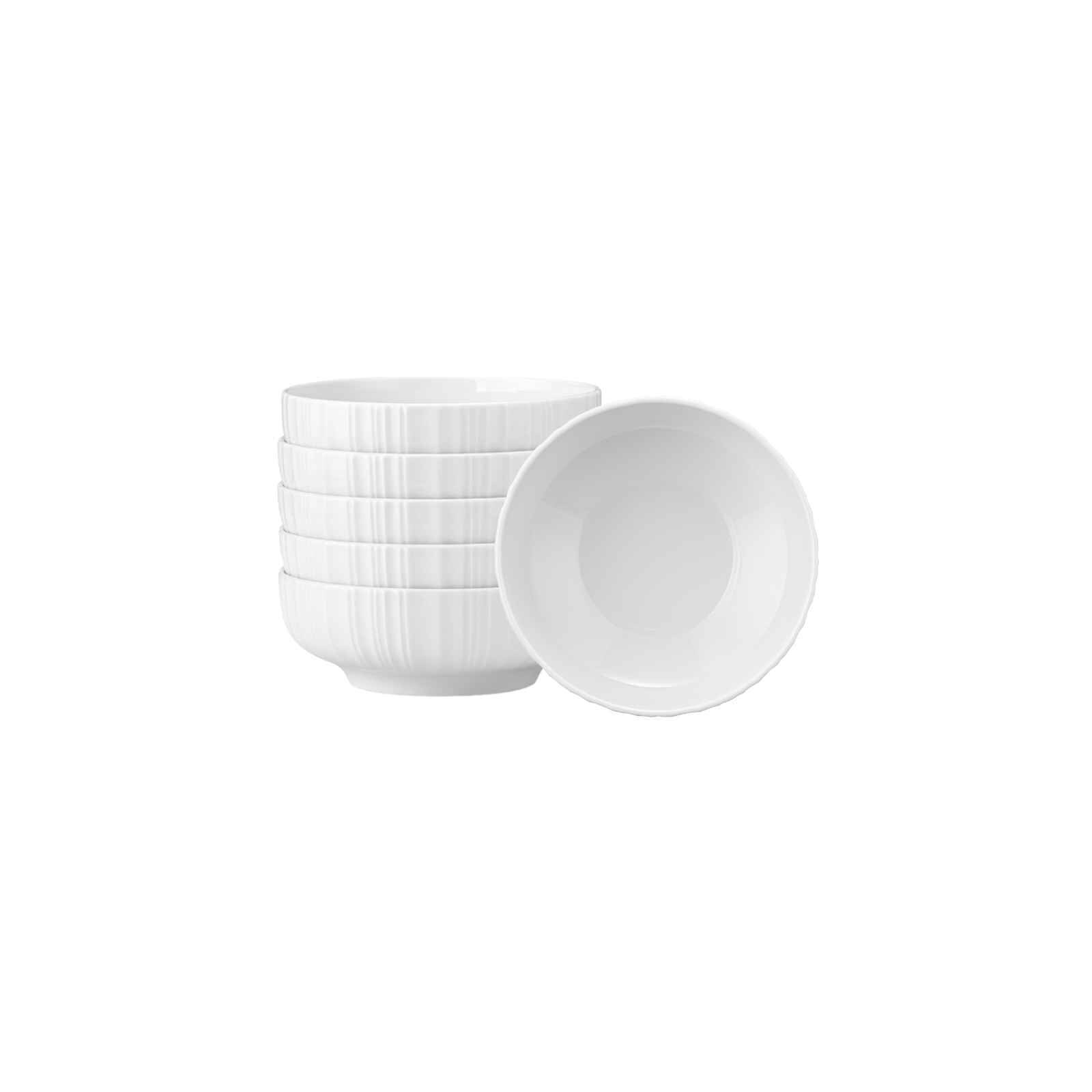 Seltmann Weiden Müslischalen Sento Relief Barcode ø 15 cm 6er Set