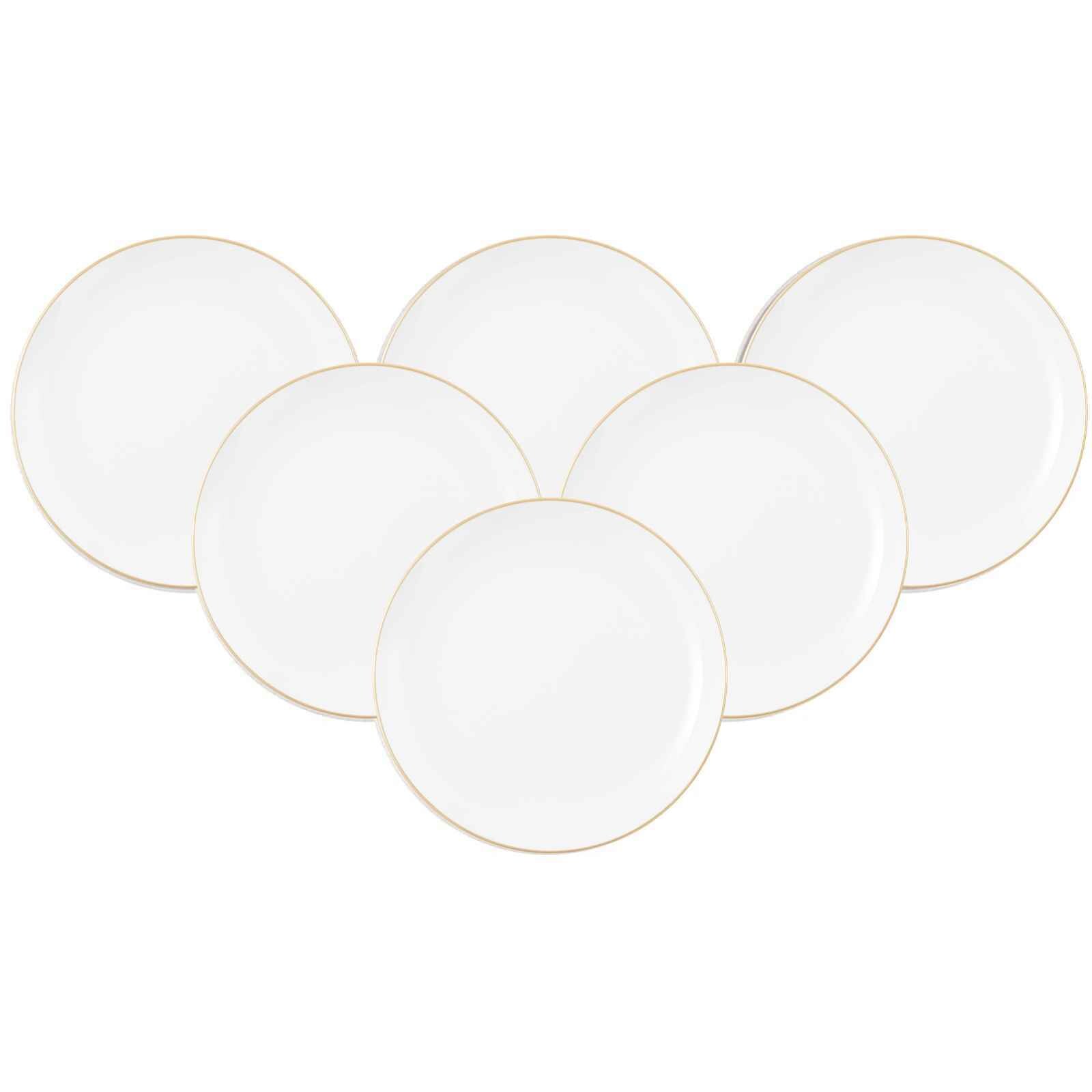 Seltmann Weiden Speiseteller Liberty Goldrand ø 27,5 cm 6er Set