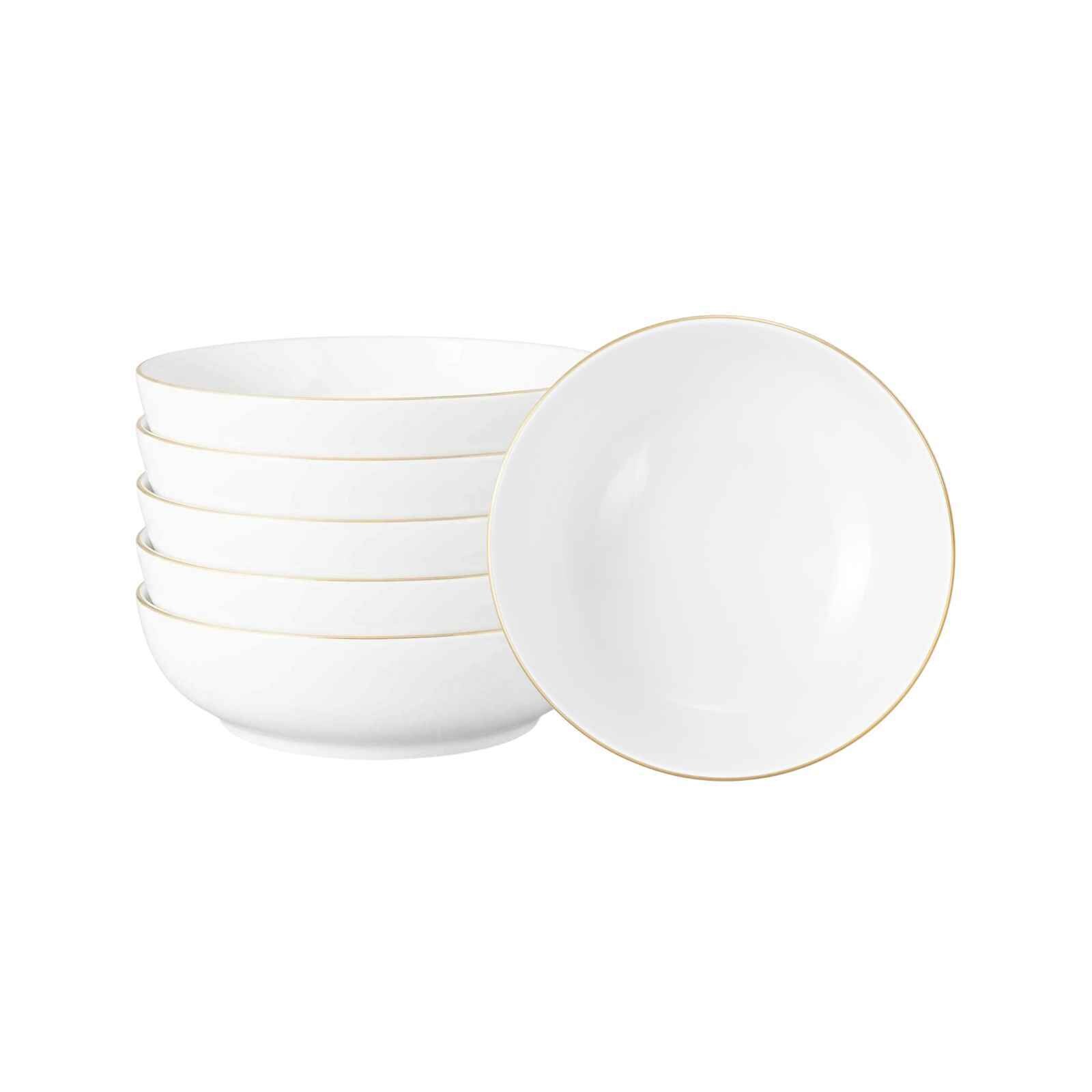 Seltmann Weiden Foodbowls Liberty Goldrand ø 25 cm 6er Set