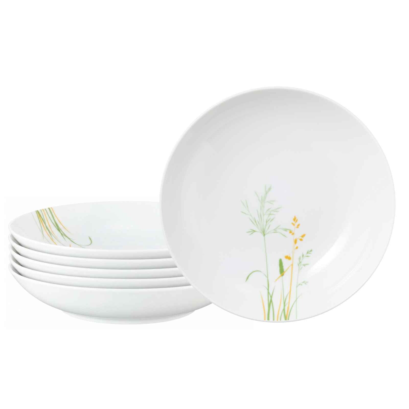 Seltmann Weiden Suppenteller Liberty Meadow Grasses ø 21 cm 6er Set