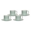 Ritzenhoff & Breker Kaffeetassen mit Untertassen Jasper 240 ml 4er Set
