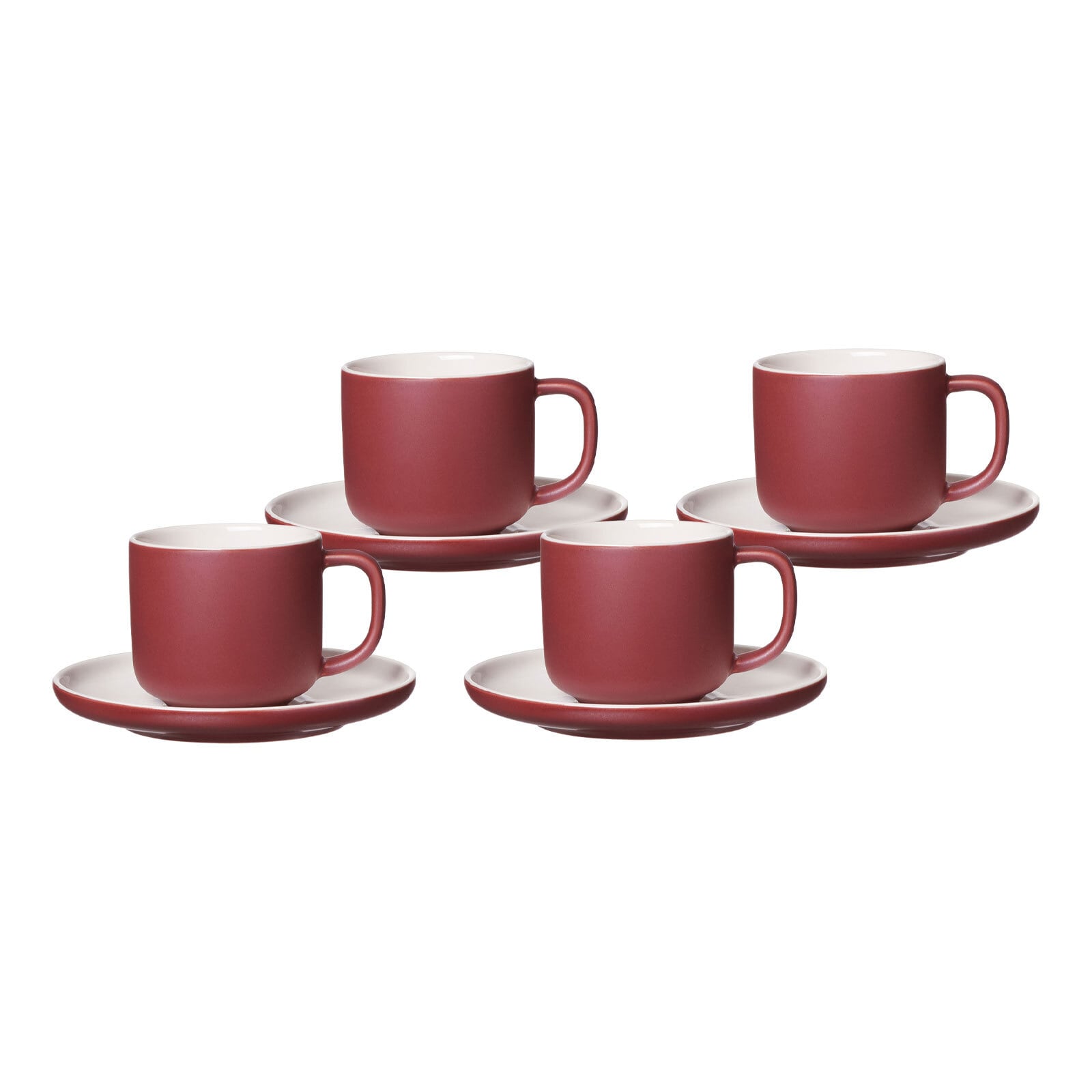 Ritzenhoff & Breker Kaffeetassen mit Untertassen Jasper 240 ml 4er Set - Bild 1