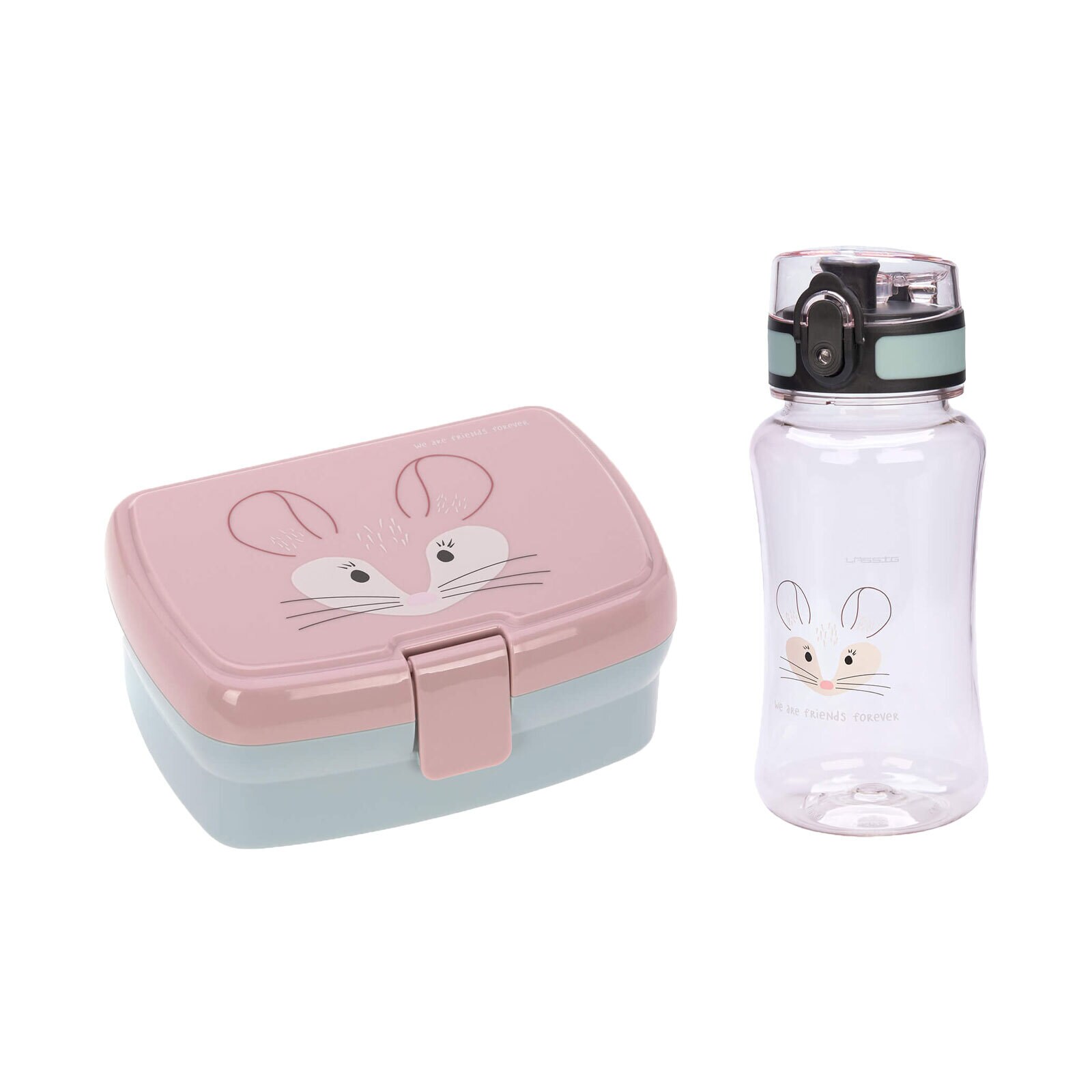 L&auml;ssig Brotdose und Trinkflasche About Friends - Bild 1