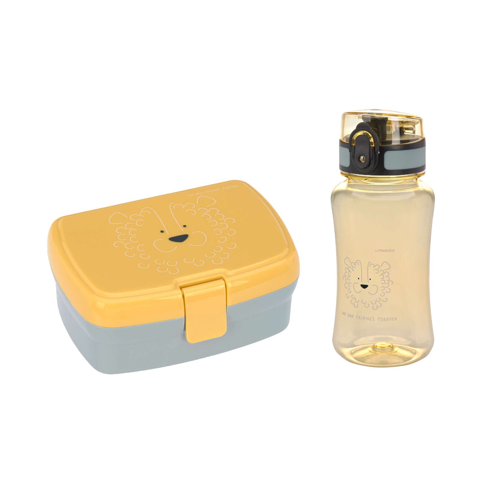 L&auml;ssig Brotdose und Trinkflasche About Friends - Bild 1