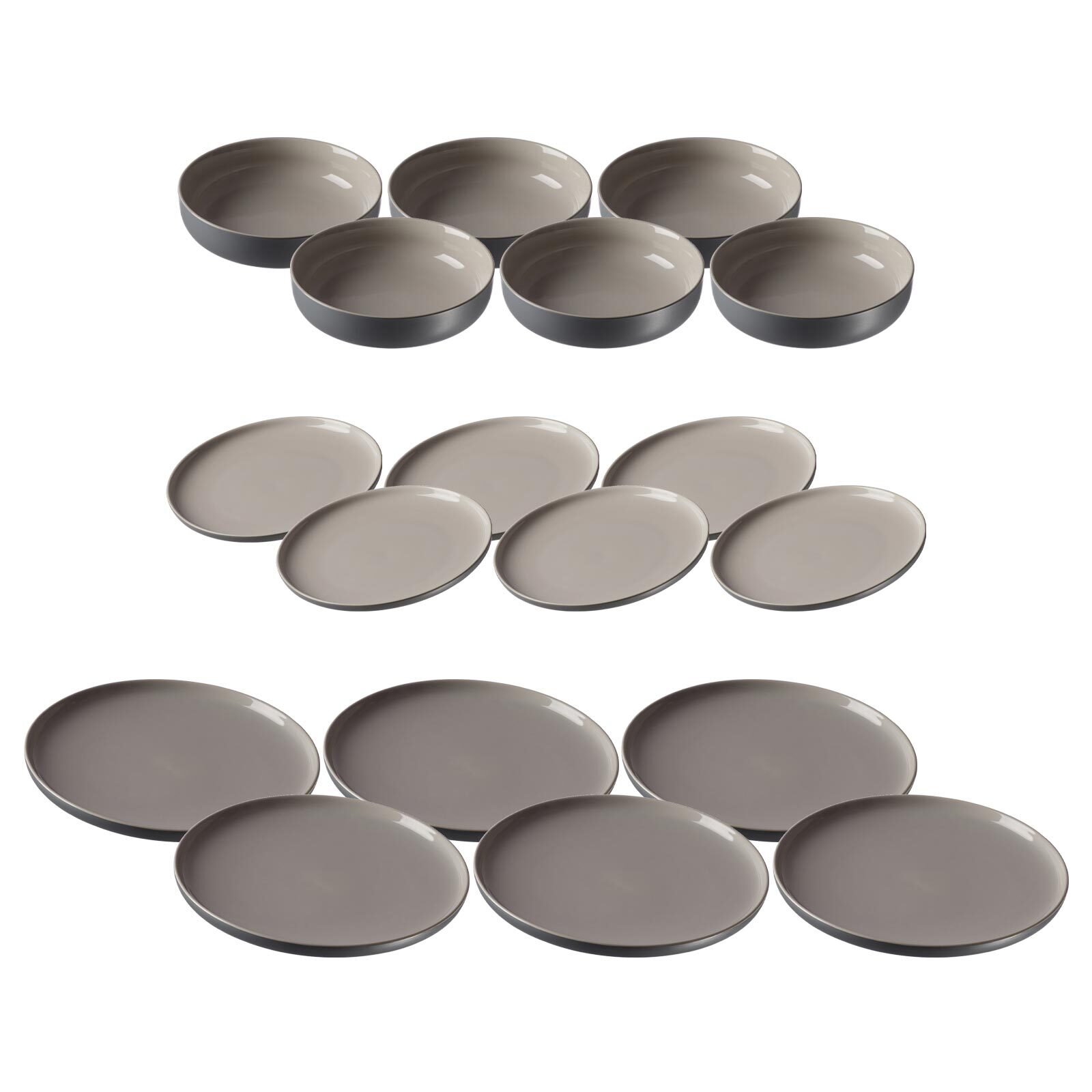 Ritzenhoff & Breker Teller und Schalenset Jasper 18er Set - Bild 1