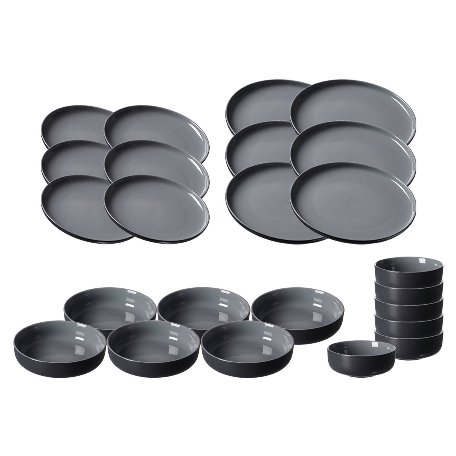 Ritzenhoff & Breker Teller und Schalenset Jasper 24er Set - Bild 1