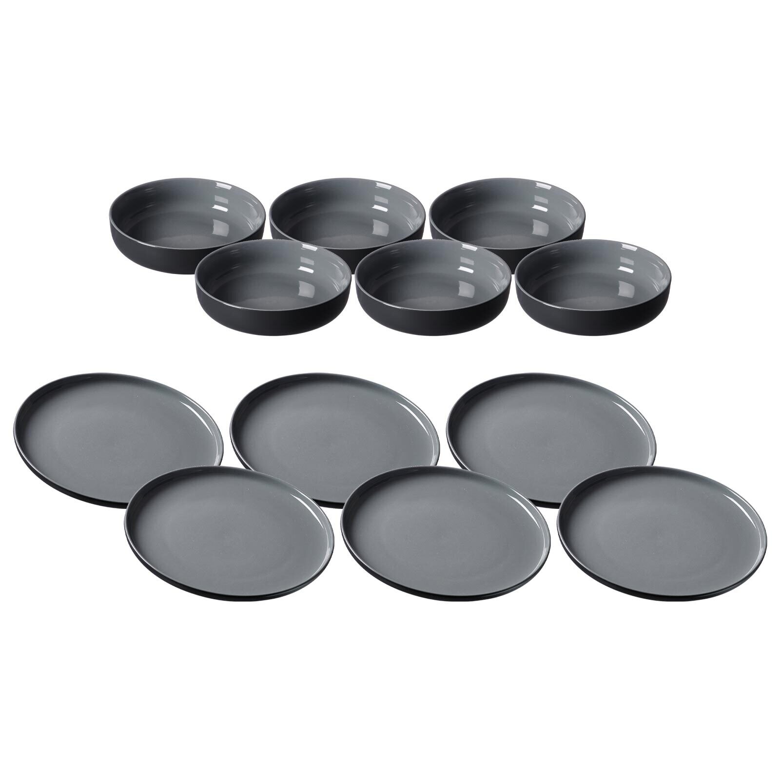 Ritzenhoff & Breker Teller und Schalenset Jasper 12er Set