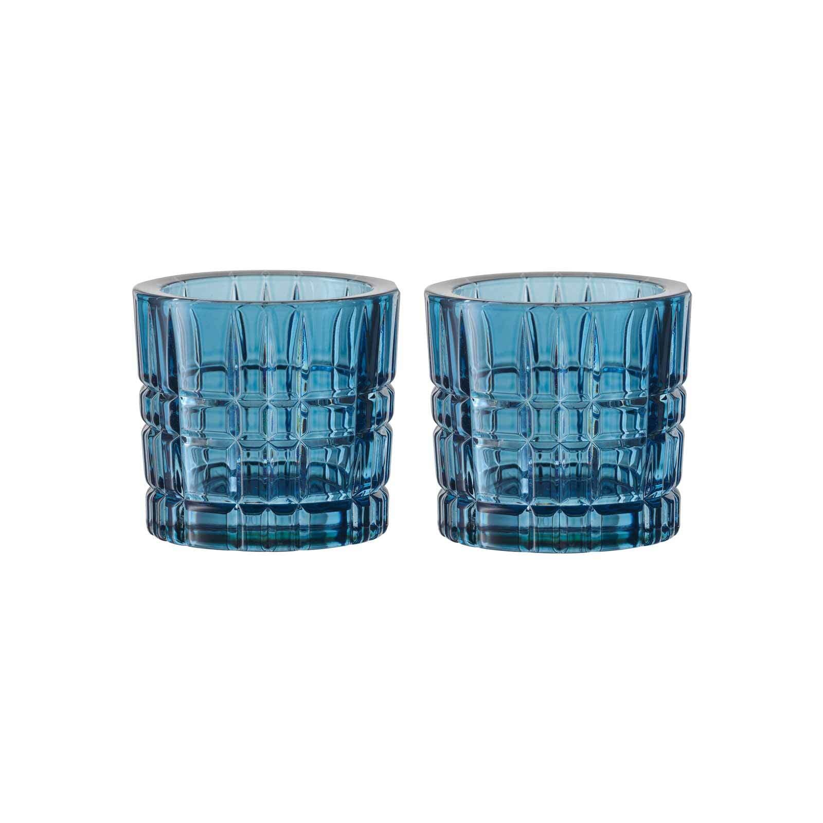 Nachtmann Teelichthalter Square Votives &oslash; 7,1 x 6,6 cm 2er Set - Bild 1