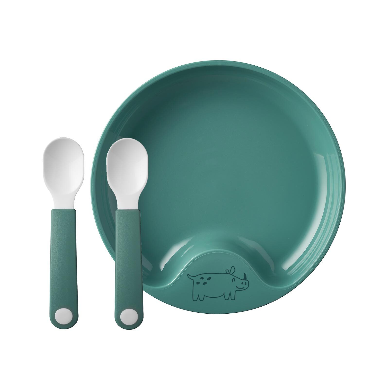 Mepal Lernteller mit Lernl&ouml;ffel Mio &oslash; 17,6 cm - Bild 1