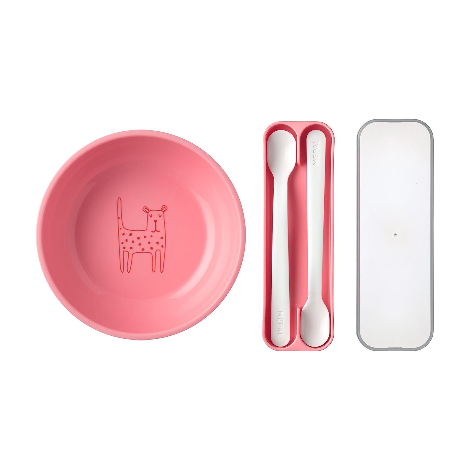 Mepal Kinderschale mit F&uuml;tterl&ouml;ffel Mio 3er Set - Bild 1