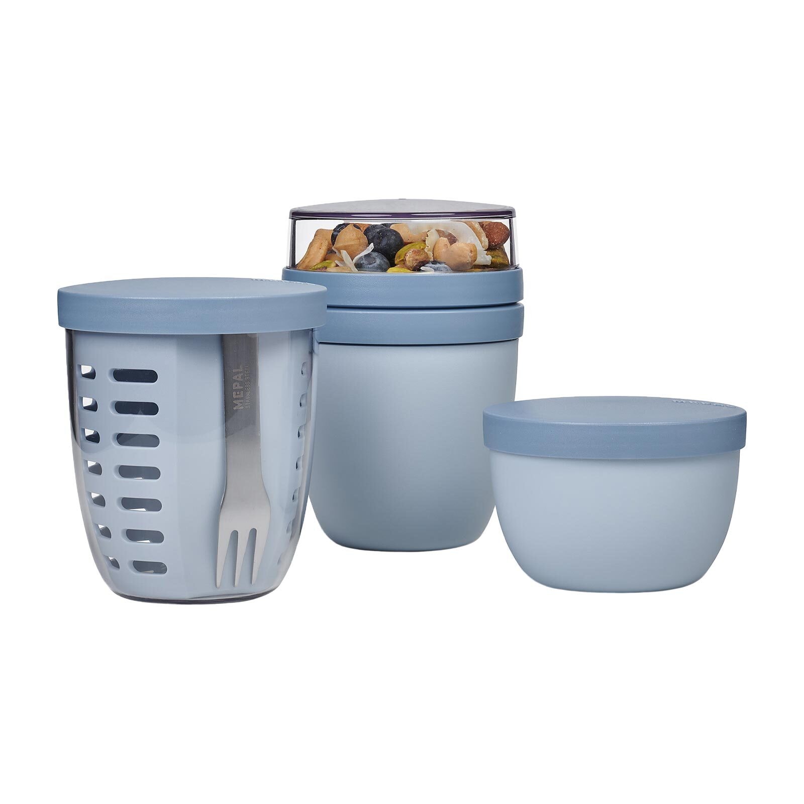 Mepal Lunchpot, Fruitpot und Snackpot Ellipse 3er Set - Bild 1
