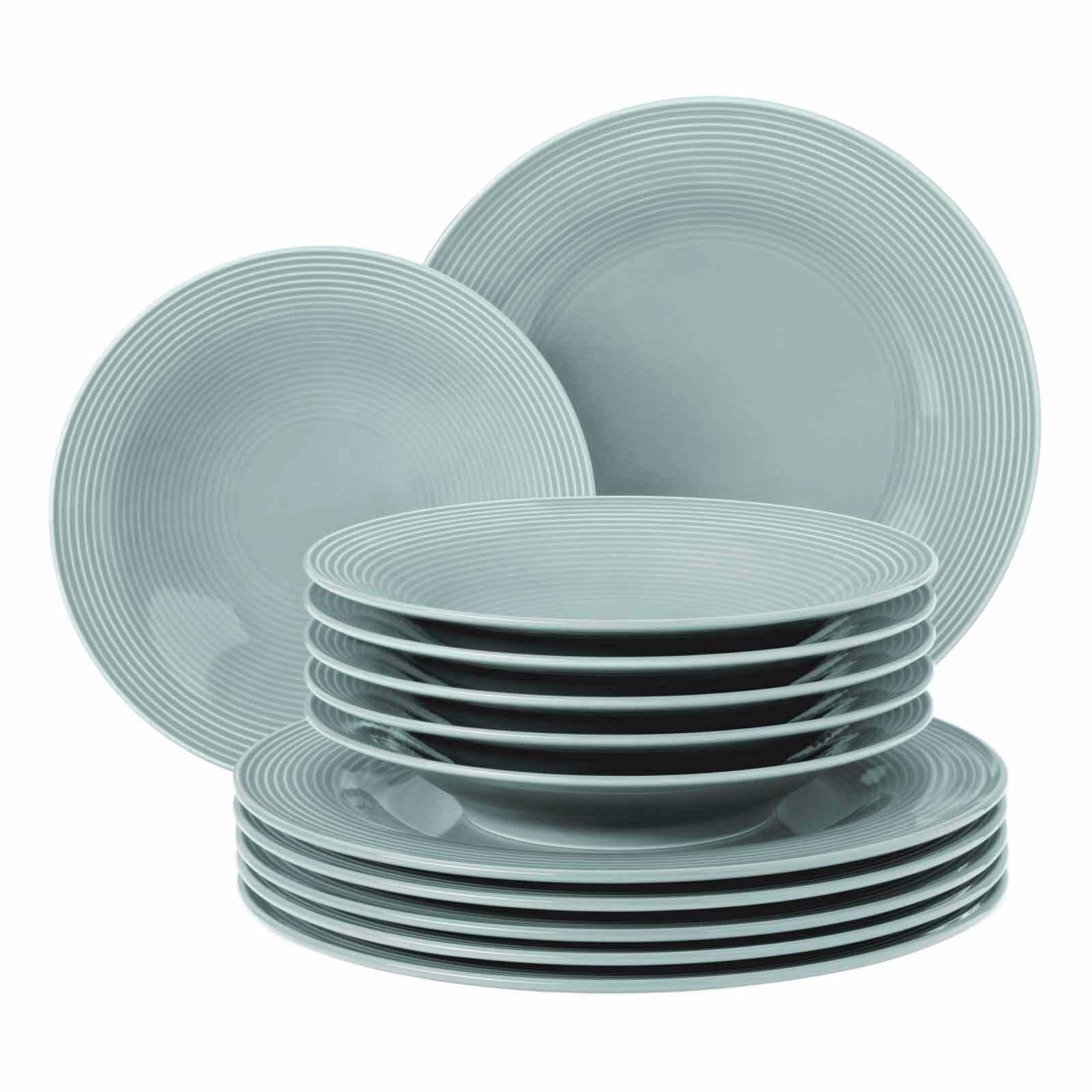 Seltmann Weiden Tafelservice Beat Color Glaze 12er Set - Bild 1