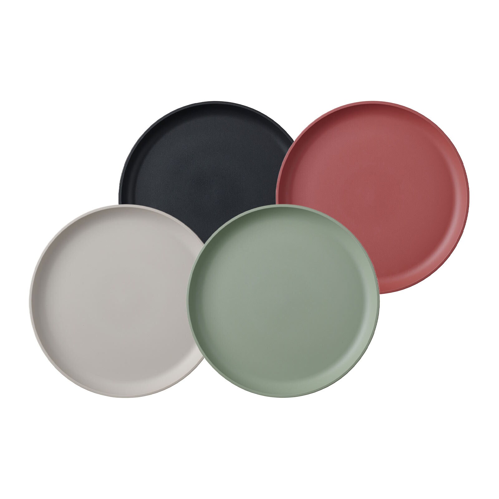 Mepal Fr&uuml;hst&uuml;cksteller Silueta &oslash; 23 cm 4er Set - Bild 1