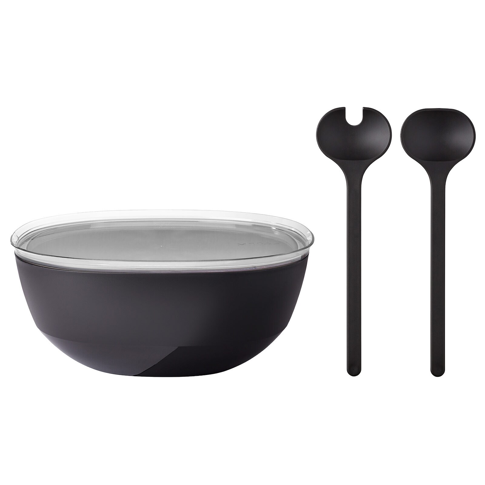 Mepal Servierschale mit Deckel & Salatbesteck Silueta 5000 ml - Bild 1