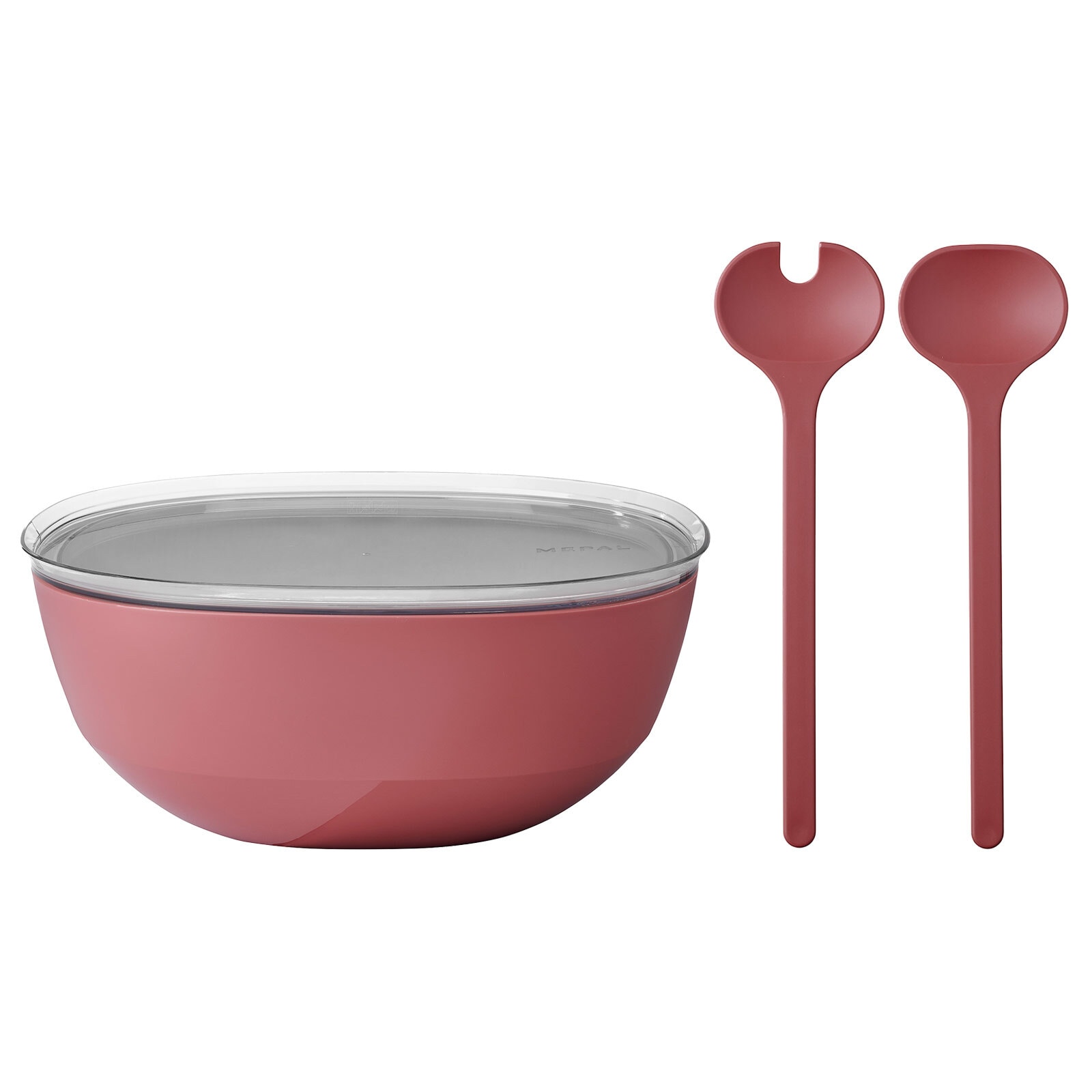 Mepal Servierschale mit Deckel & Salatbesteck Silueta 5000 ml - Bild 1