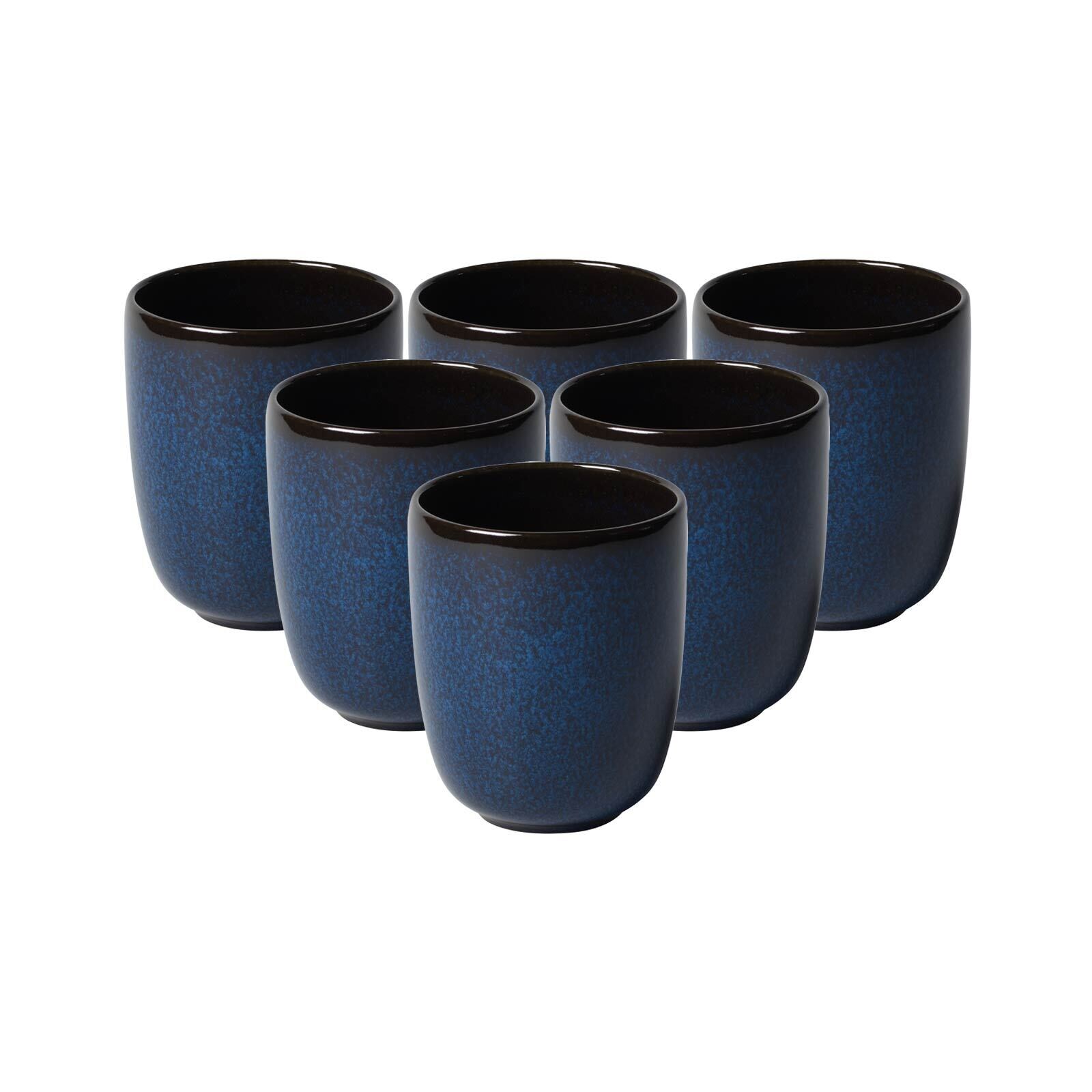 Becher ohne Henkel Lave  6er Set