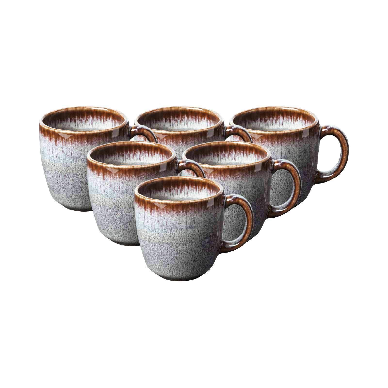 like. by Villeroy & Boch Kaffeetassen Lave 190 ml 6er Set - Bild 1