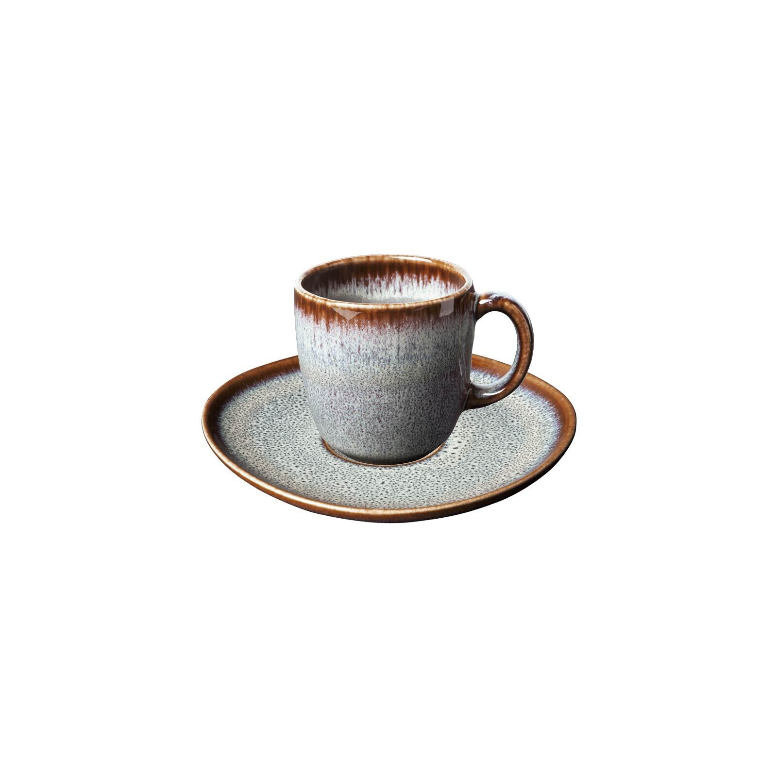 Kaffeetasse mit Untertasse Lave