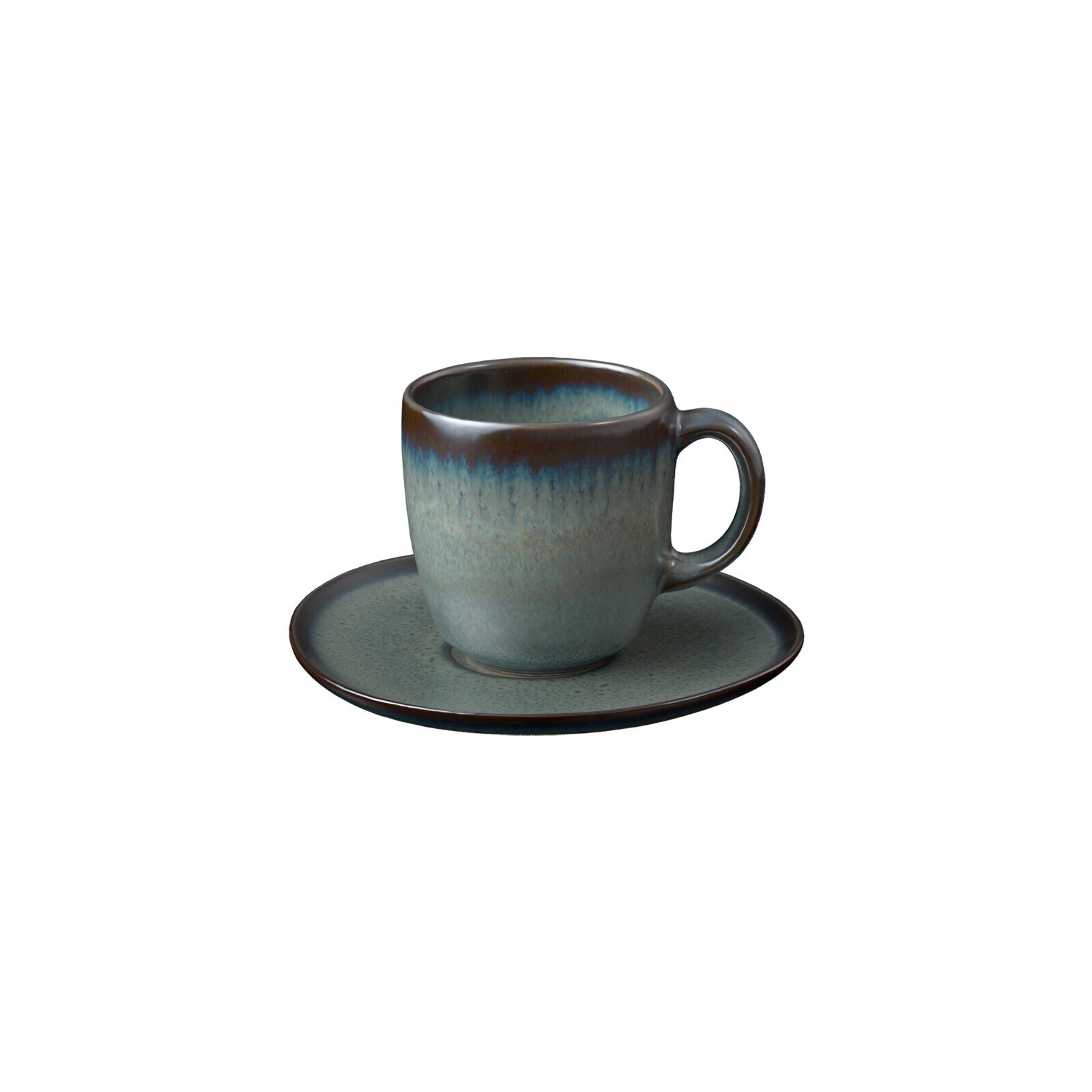 Kaffeetasse mit Untertasse Lave