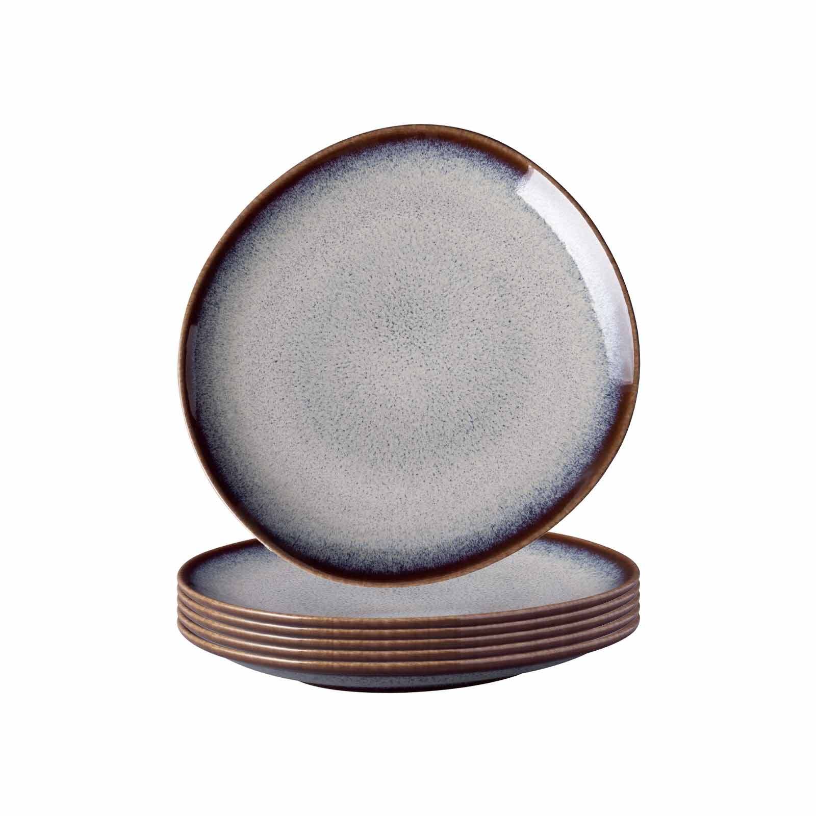 like. by Villeroy & Boch Brotteller Lave 17,6 x 16,8 cm 6er Set - Bild 1