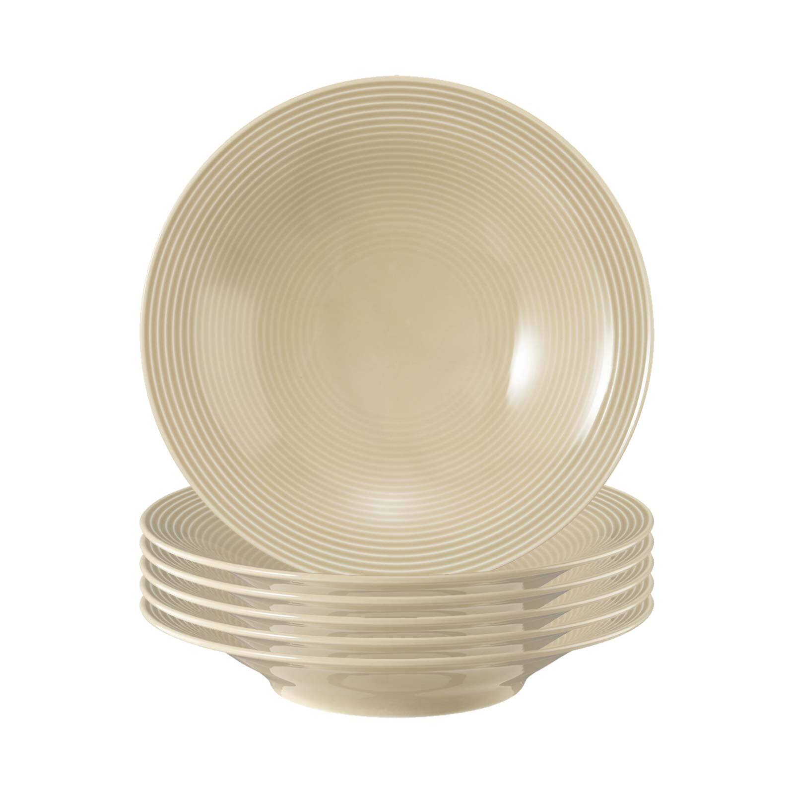 Seltmann Weiden Suppenteller Beat Color Glaze &oslash; 22,5 cm 6er Set - Bild 1