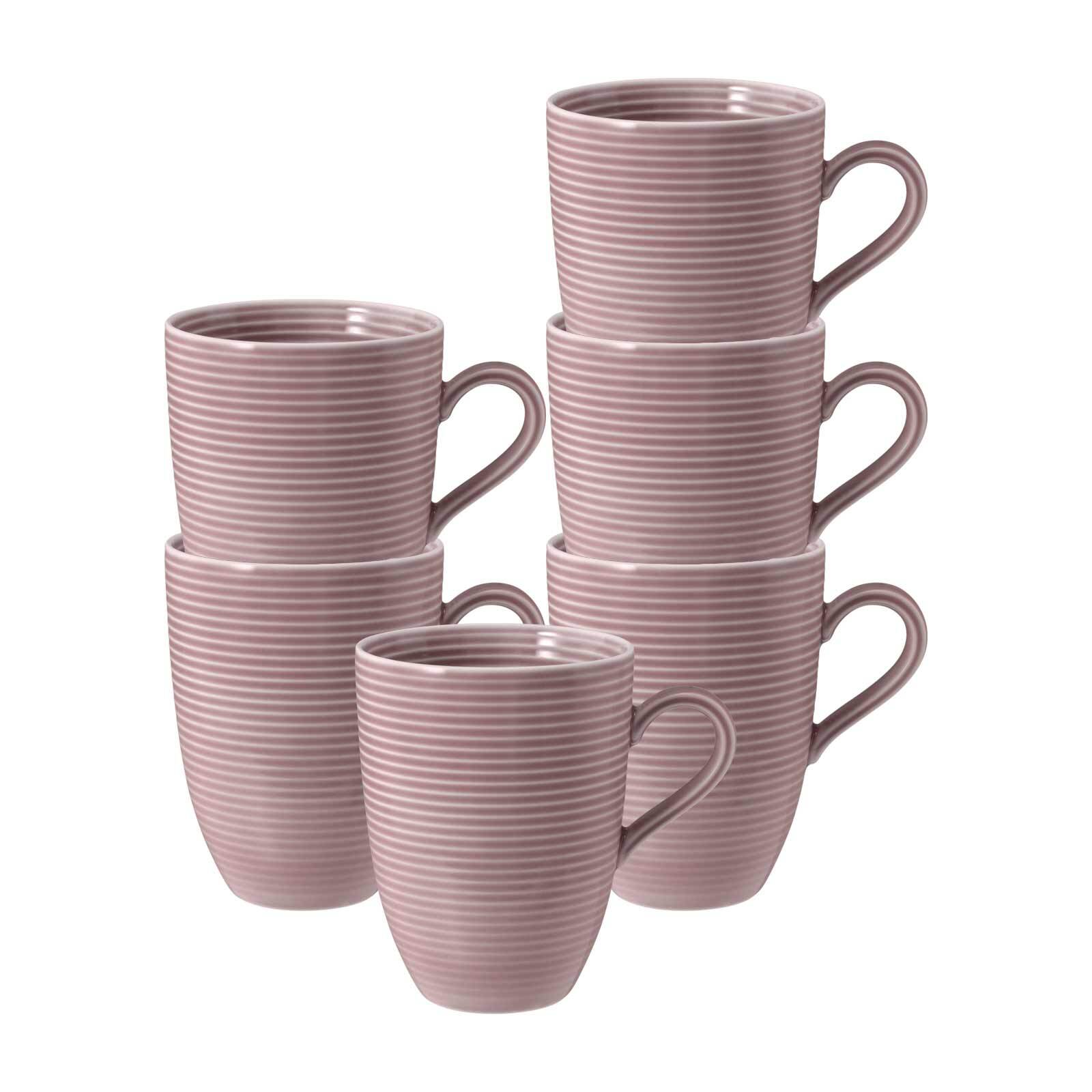 Seltmann Weiden Kaffeebecher Beat Color Glaze 350 ml 6er Set - Bild 1