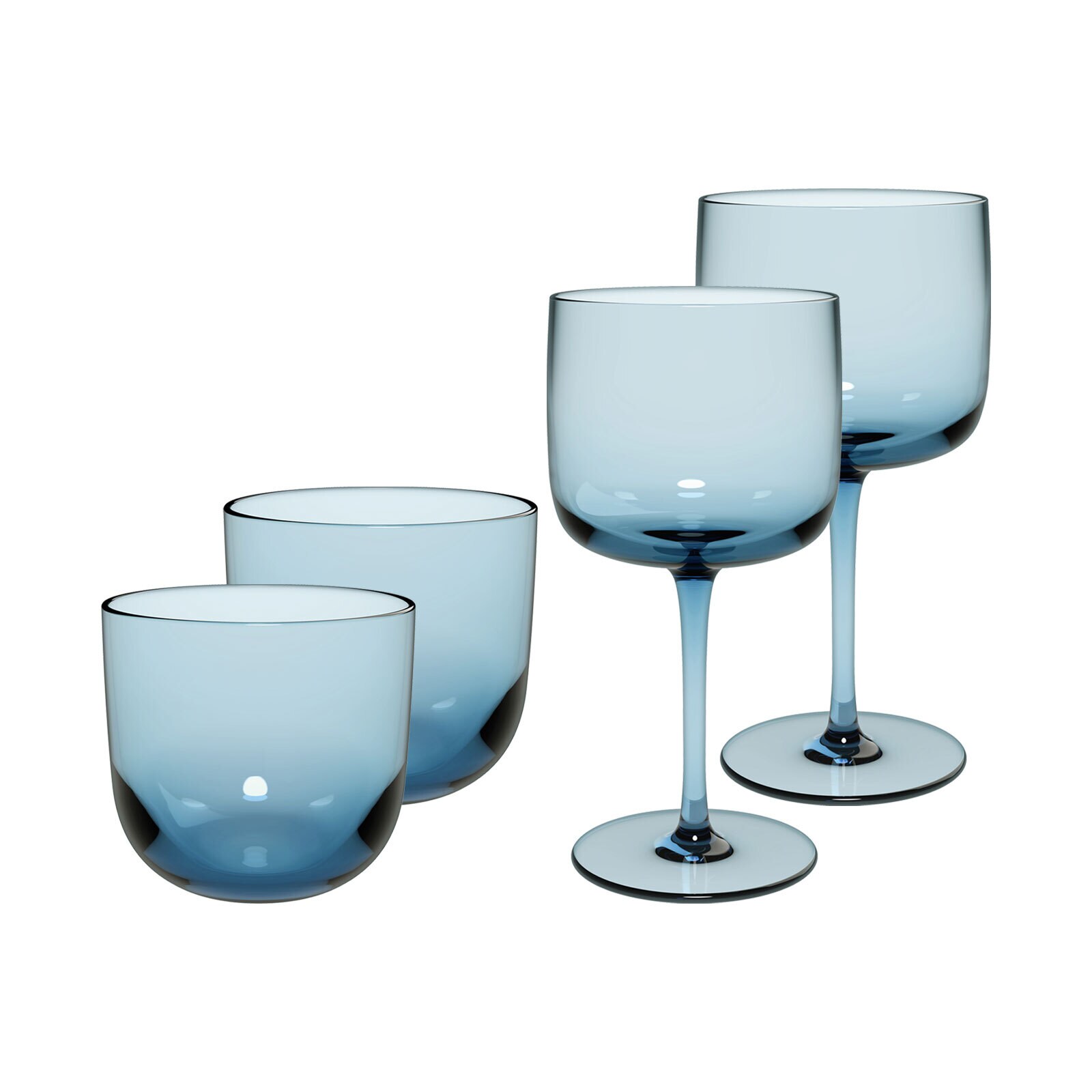like. by Villeroy & Boch Wein- und Wassergläser Like Glass 4-tlg.