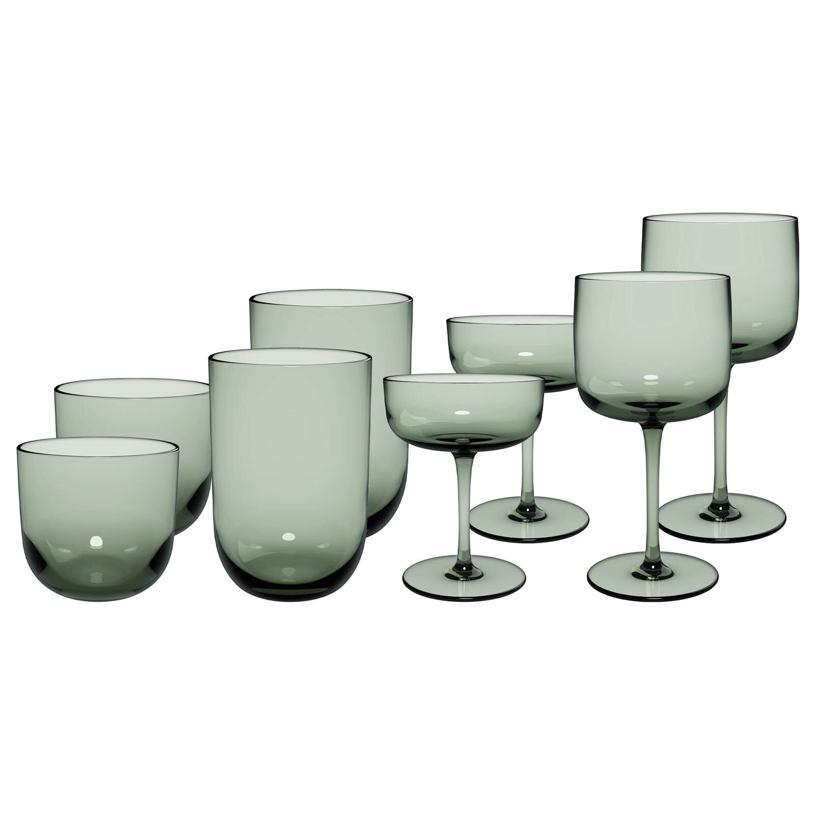 like. by Villeroy & Boch Komplett-Gläser-Set Like Glass 8-tlg.